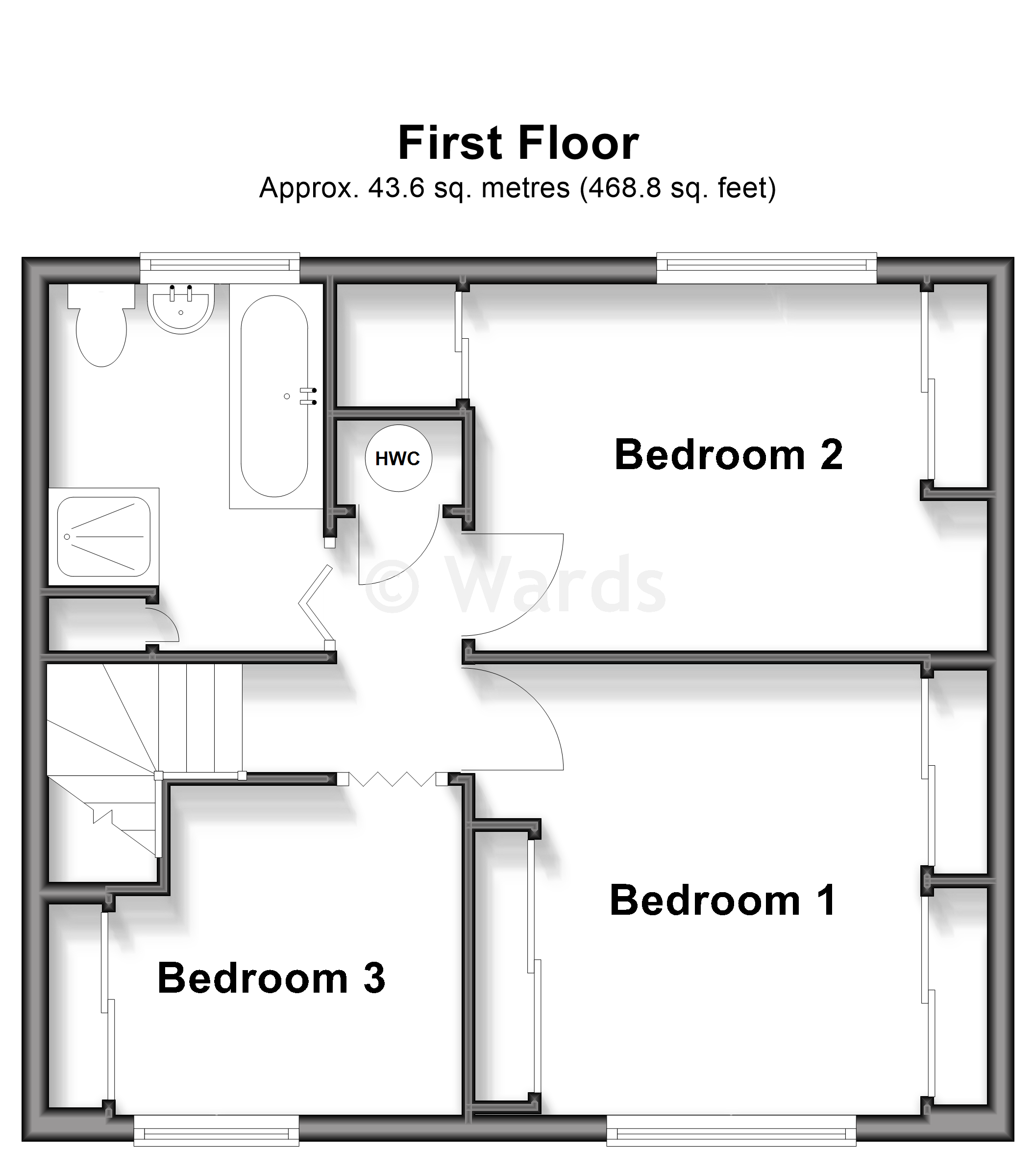 37, Westbury Crescent, Dover floorplan