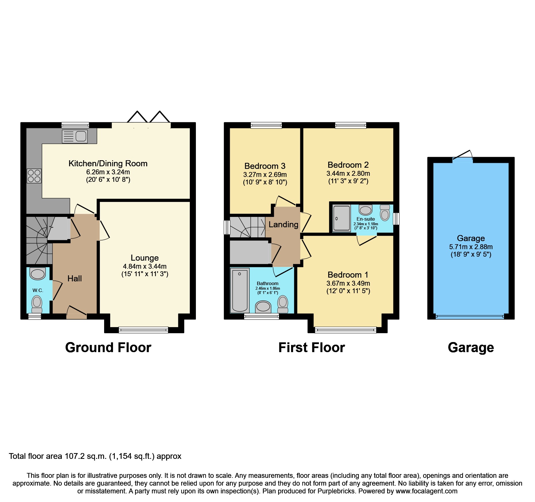 2, Birch Gardens, Bodmin floorplan