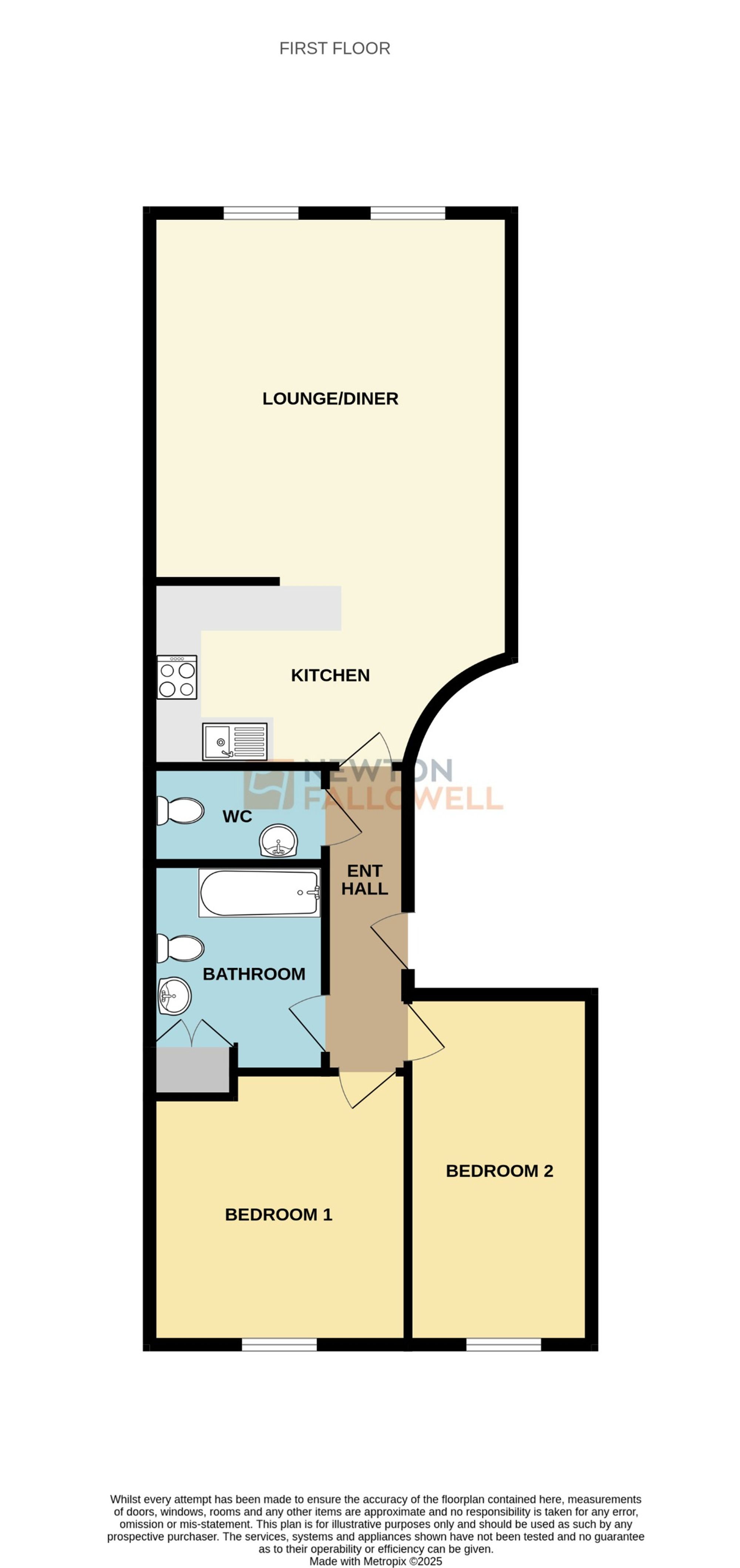 Apt 5, Barnby House, Newark floorplan