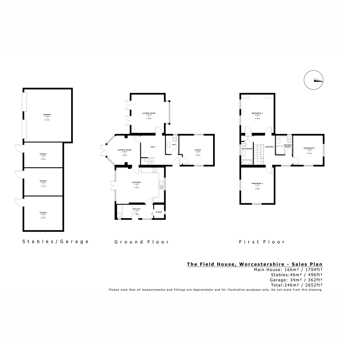 The Field House, 4 The Orchards, Worcester floorplan