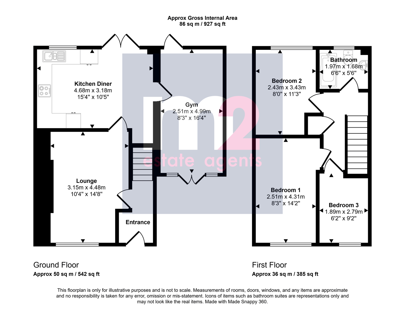 10, The Stepping Stones, Pontypool floorplan