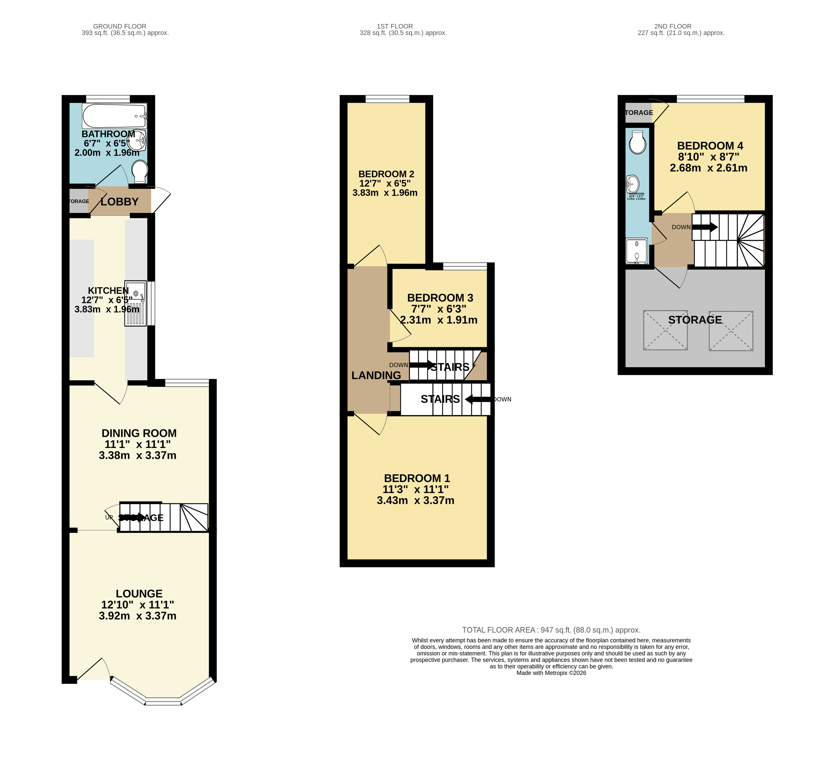 29, Beech Road, Luton floorplan