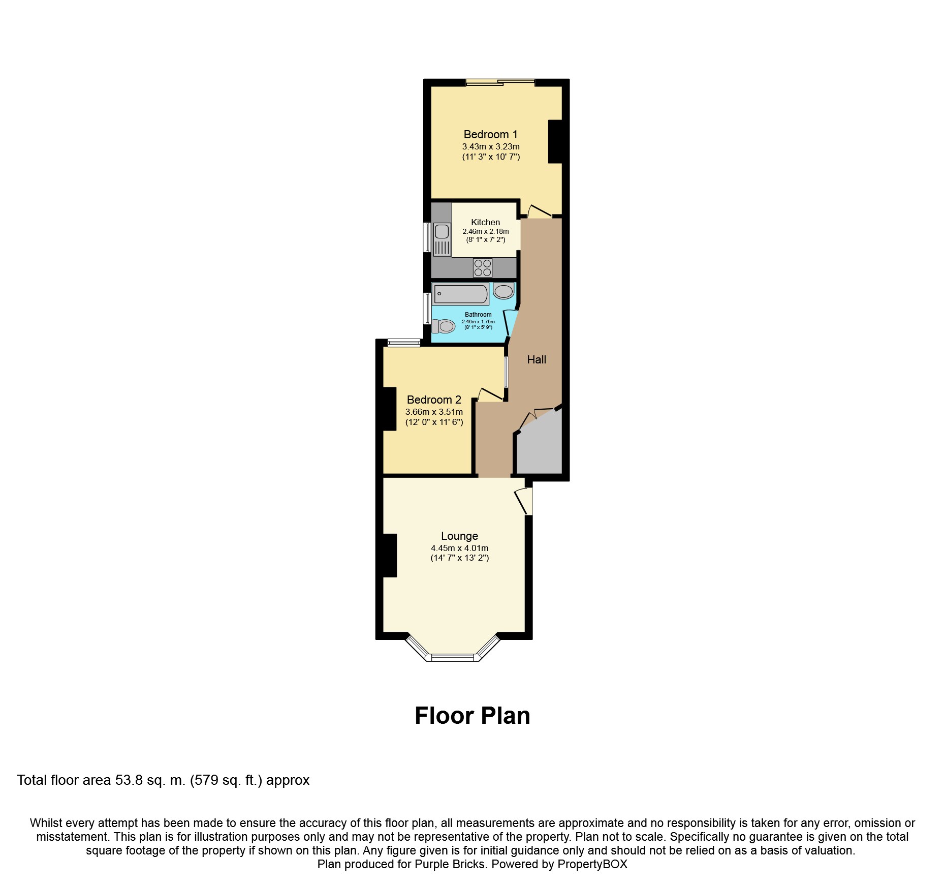 2 Bedrooms Flat for sale in Highfield Road, Bognor Regis PO22