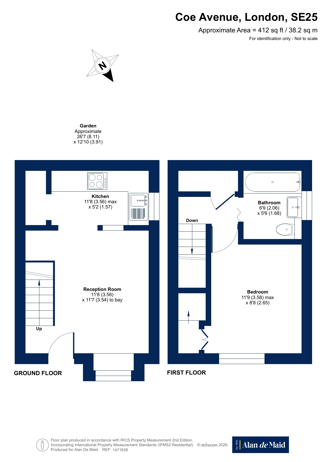 37, Coe Avenue, London floorplan
