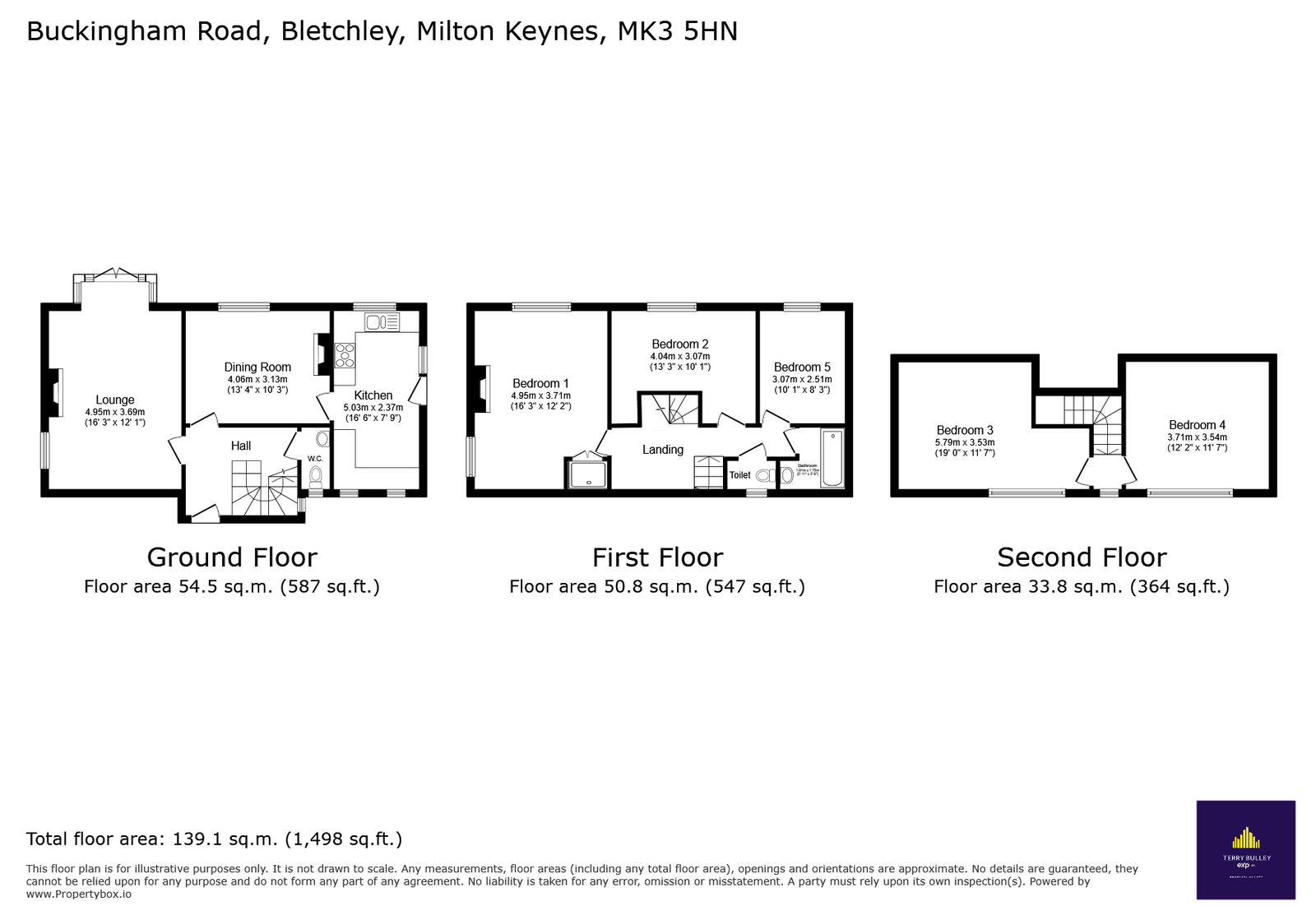 53, Buckingham Road, Milton Keynes floorplan