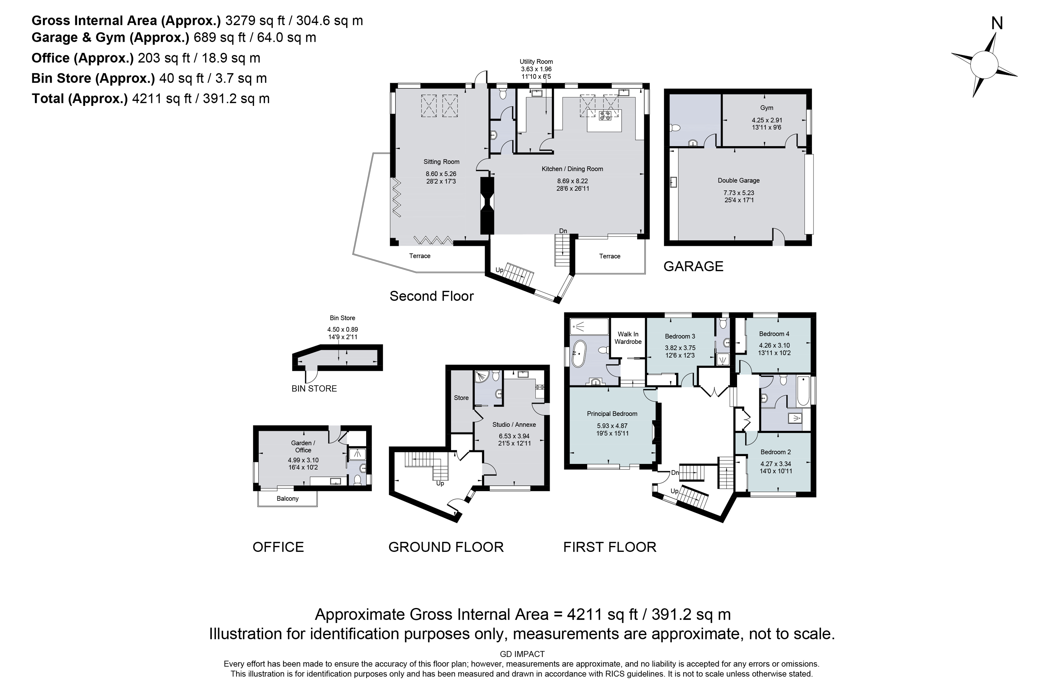 Dacres,, Kingston Road, East Sussex floorplan