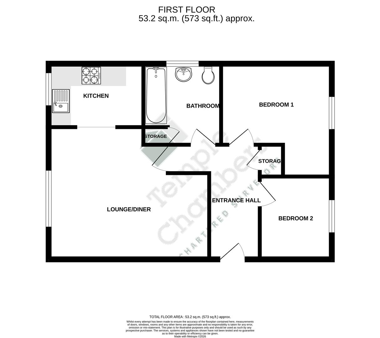Aynsley Gardens, Harlow floorplan