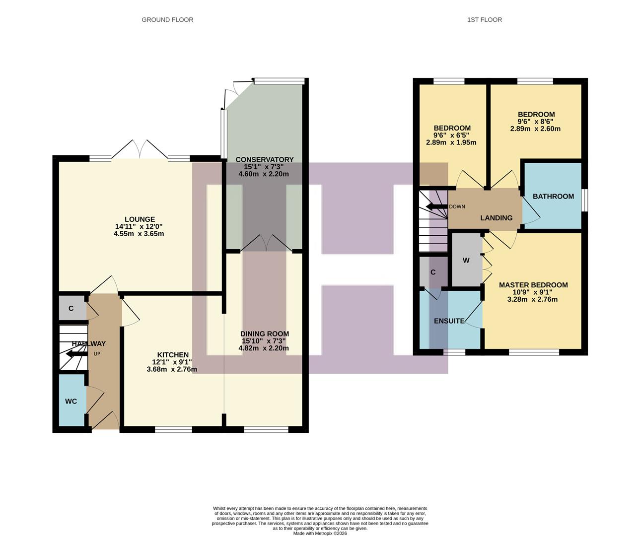12, Broomlee Close, Stockton-On-Tees floorplan