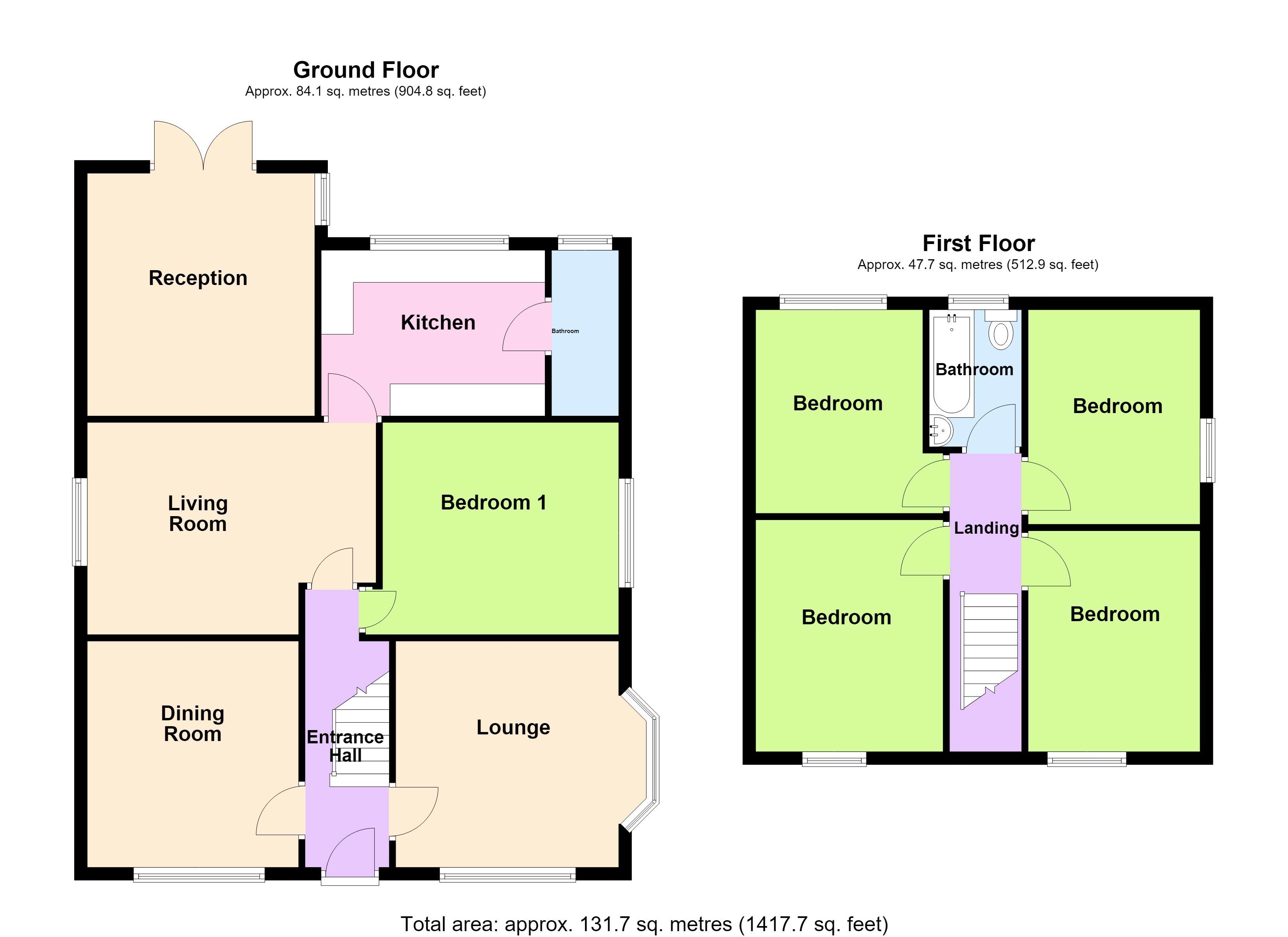 Moorside, The Pentagon, Fawley floorplan