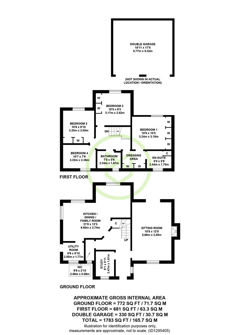 The Laurels, Danes Road, Awbridge floorplan