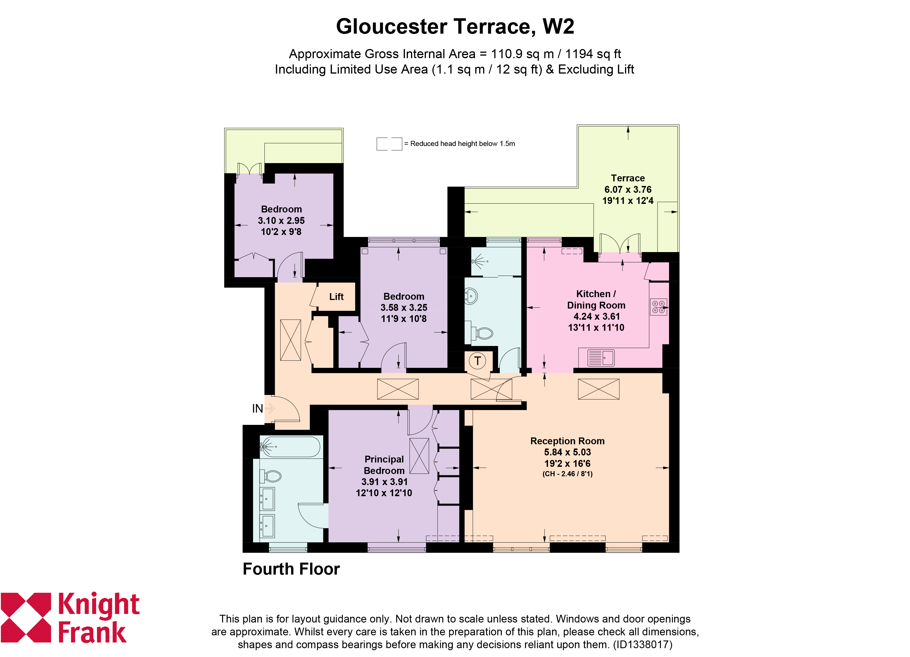 Gloucester Terrace, London floorplan