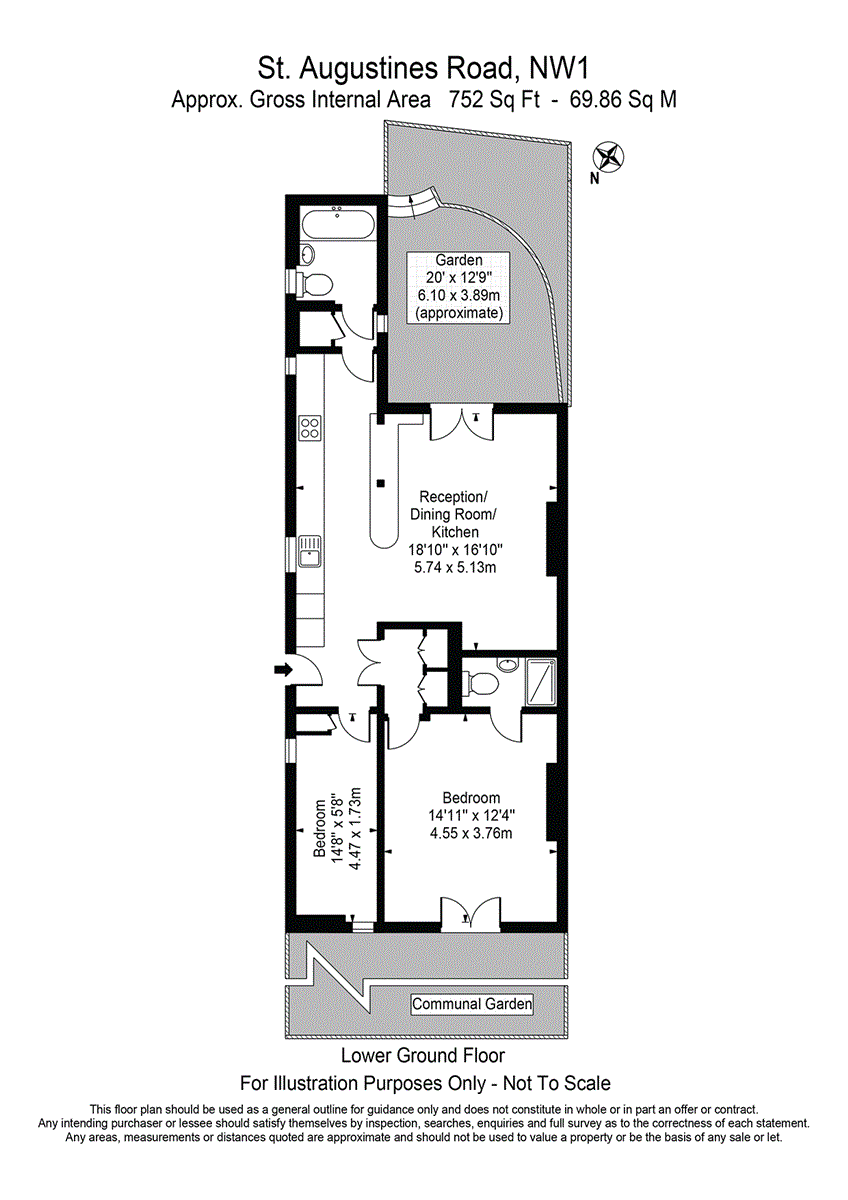 35a, St Augustines Road, Camden floorplan