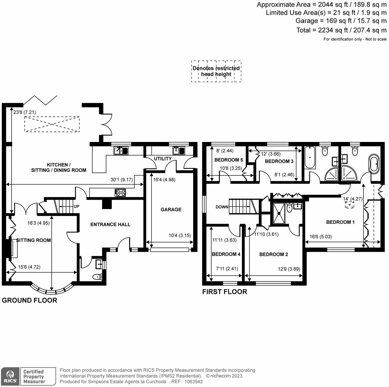 10, Ferndown Gardens, Cobham floorplan