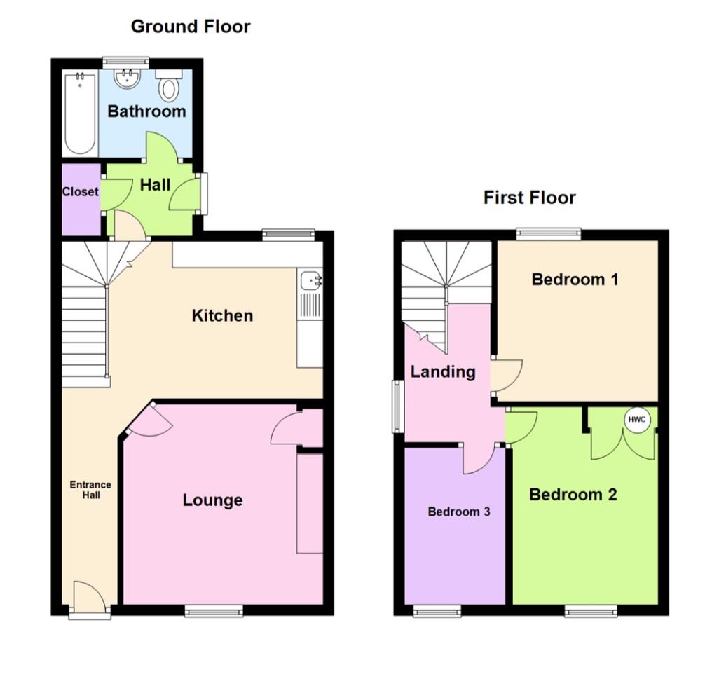 1 Penuel Cottage, Pumporth Lane, Cardigan floorplan