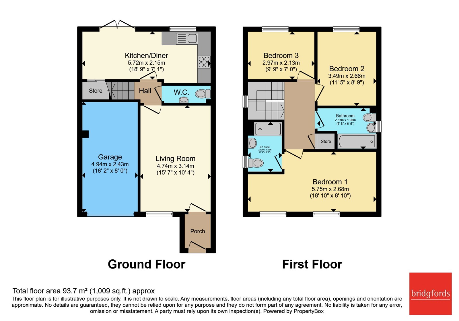 33, Manor Drive, Durham floorplan