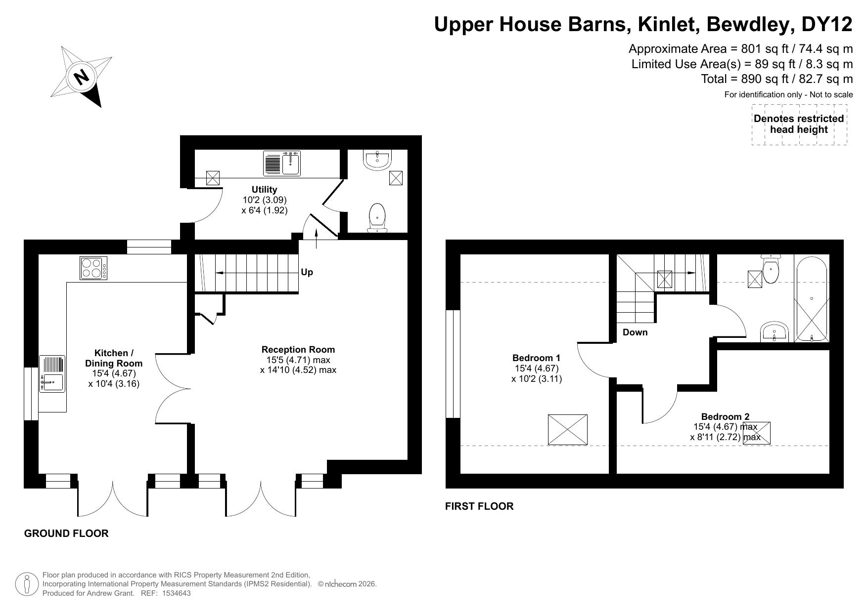 1, Upper House Barns, Bewdley floorplan