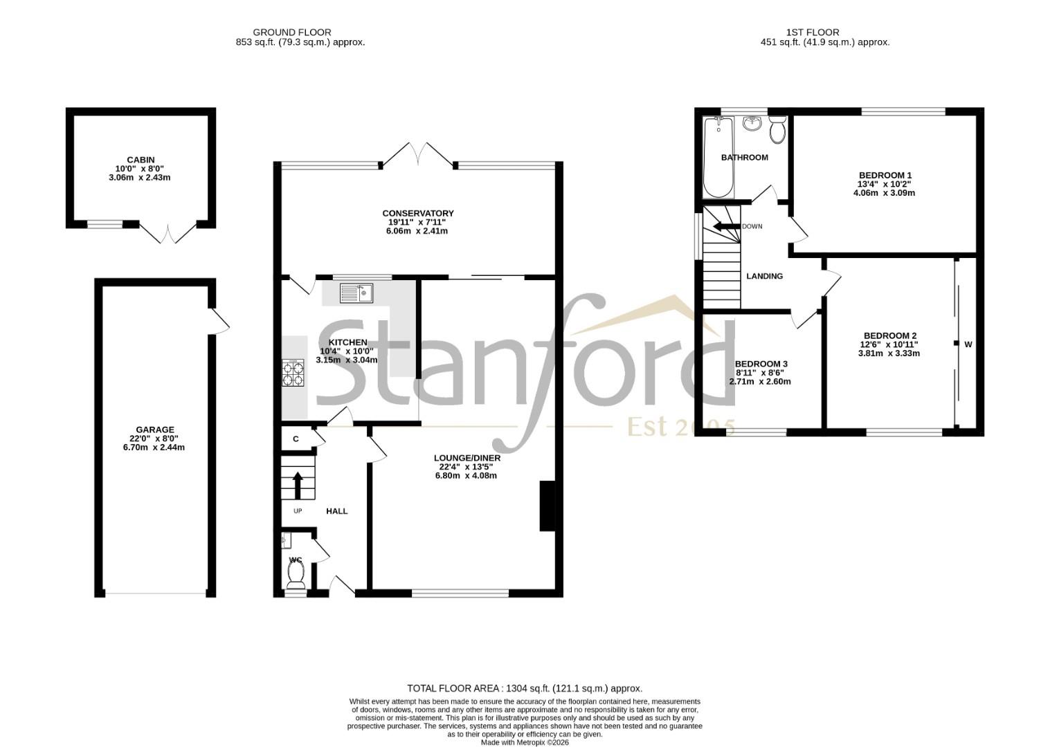 36, Kinsbourne Way, Southampton floorplan