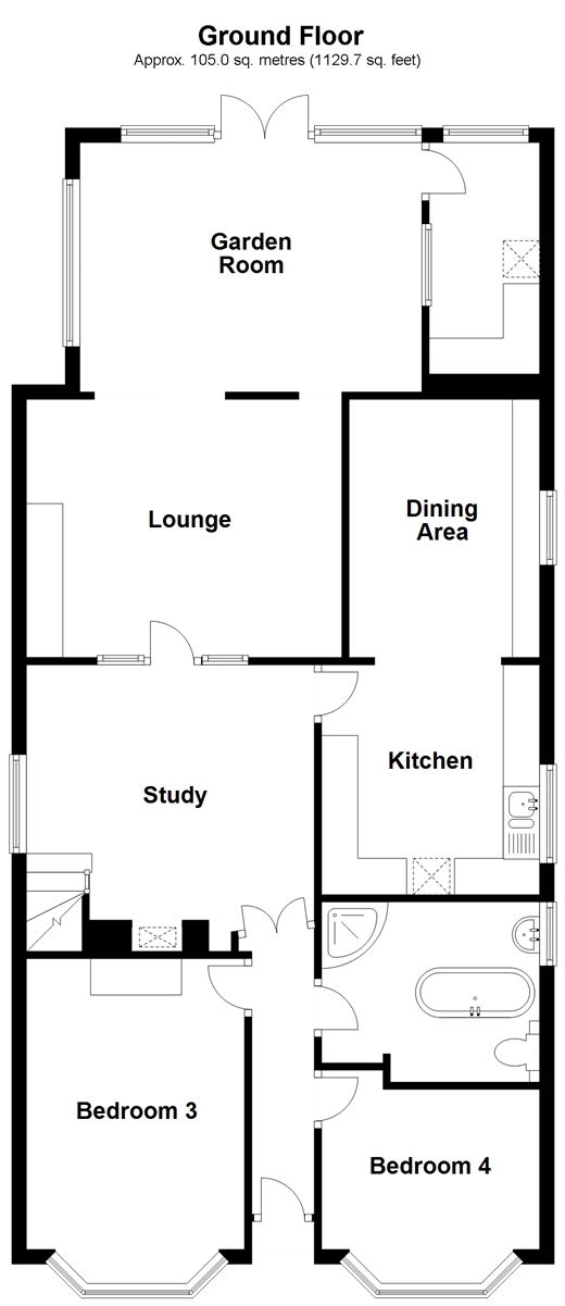 Grovehurst Road, Kemsley, Sittingbourne, Kent ME10, 4 bedroom bungalow