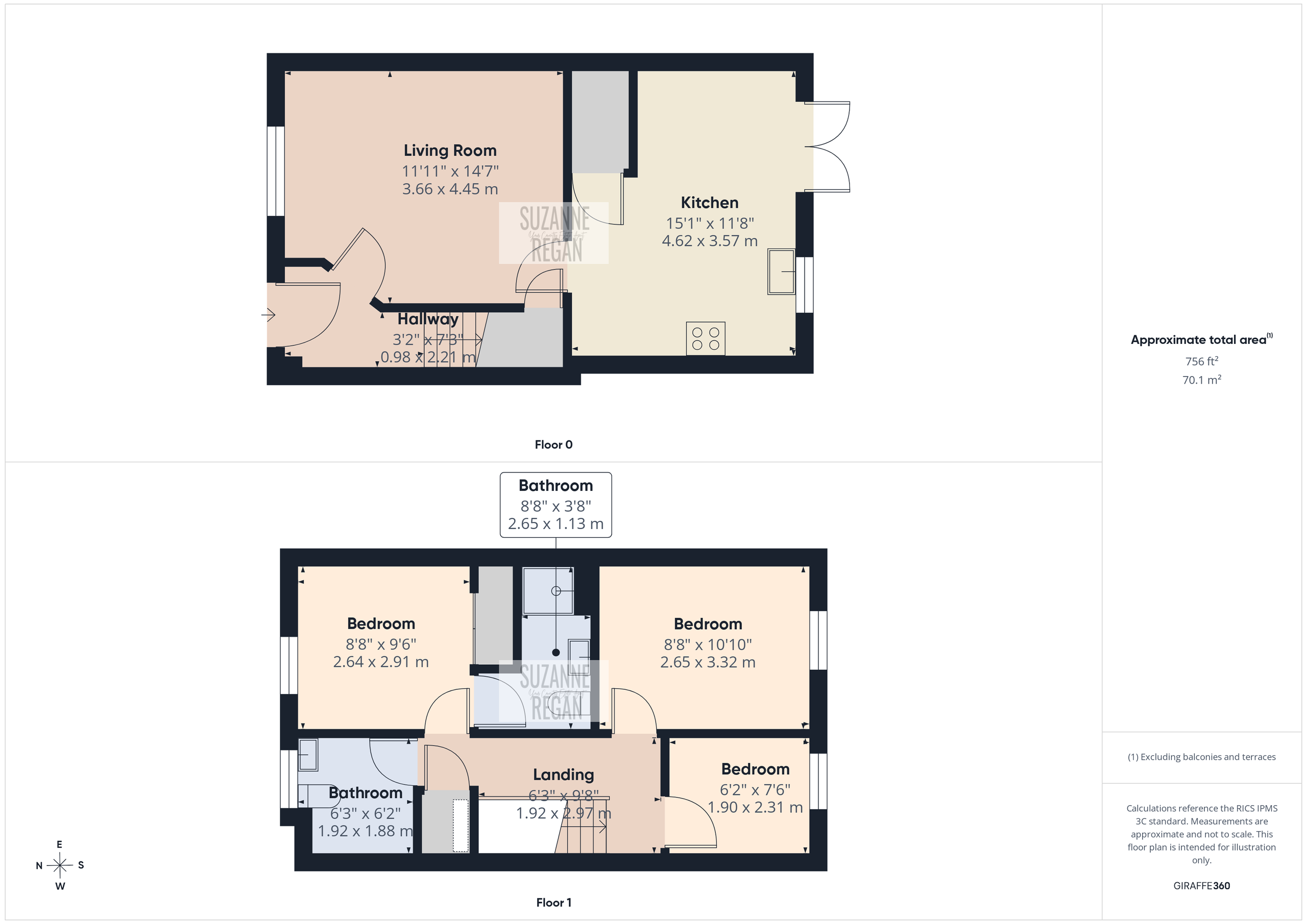 8 Blanchfort Close, Coventry floorplan