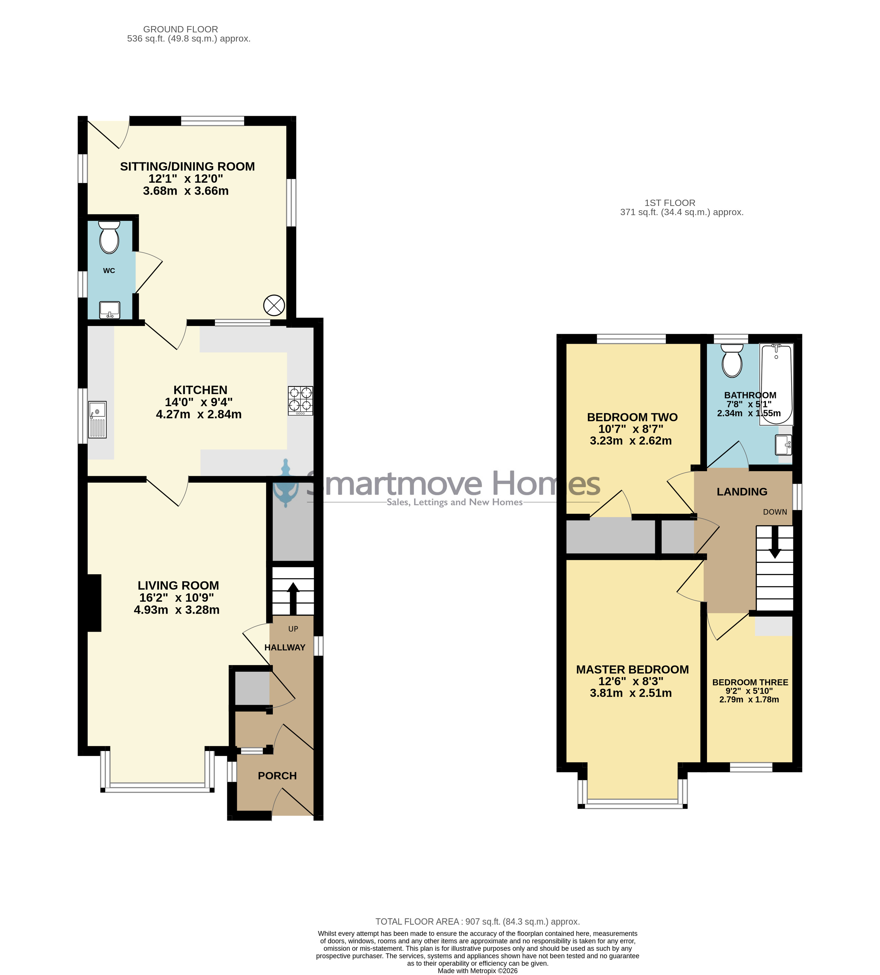 19, Kedleston Close, Ripley floorplan