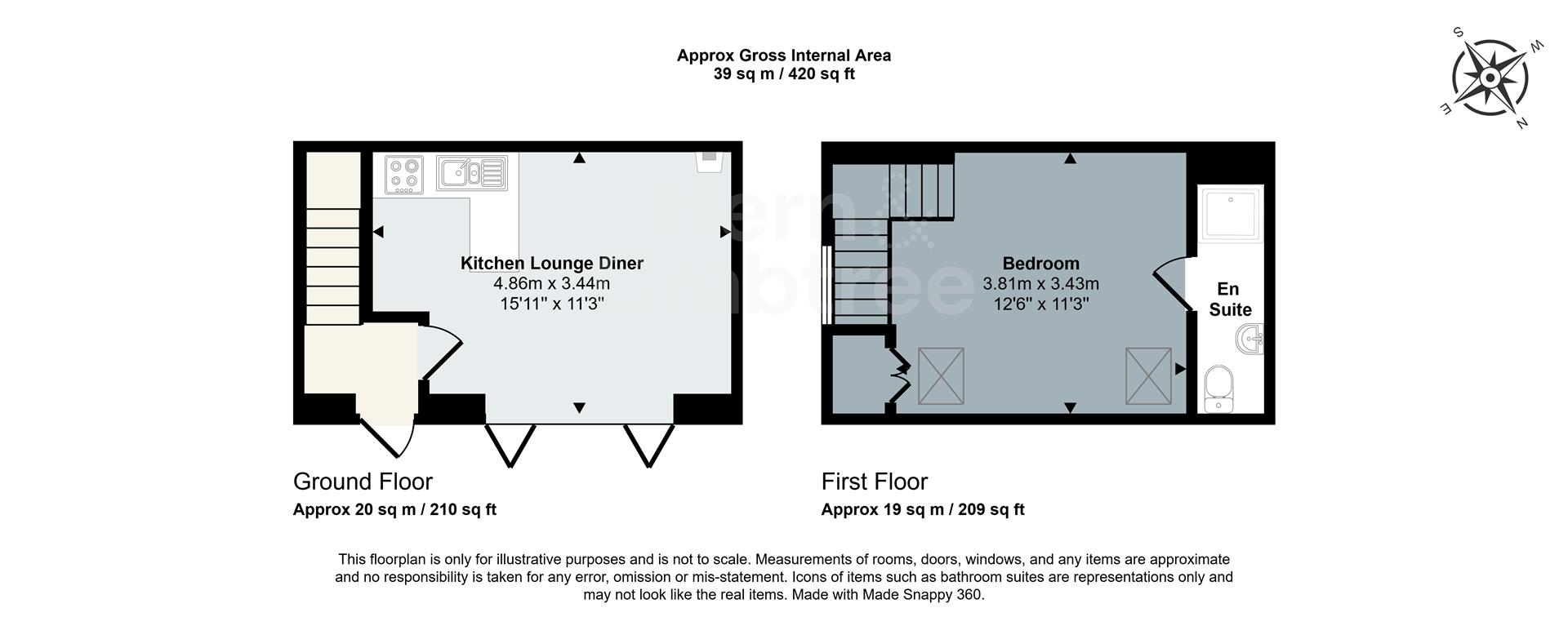 Coach House, 34, Fairleigh Road, Cardiff floorplan