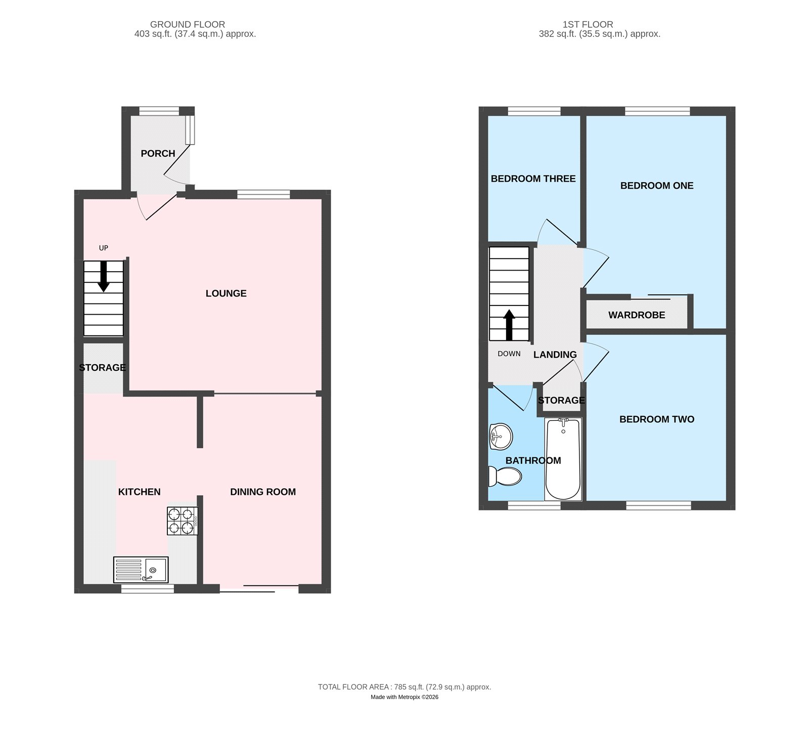 27a, Lewthorn Rise, Wolverhampton floorplan