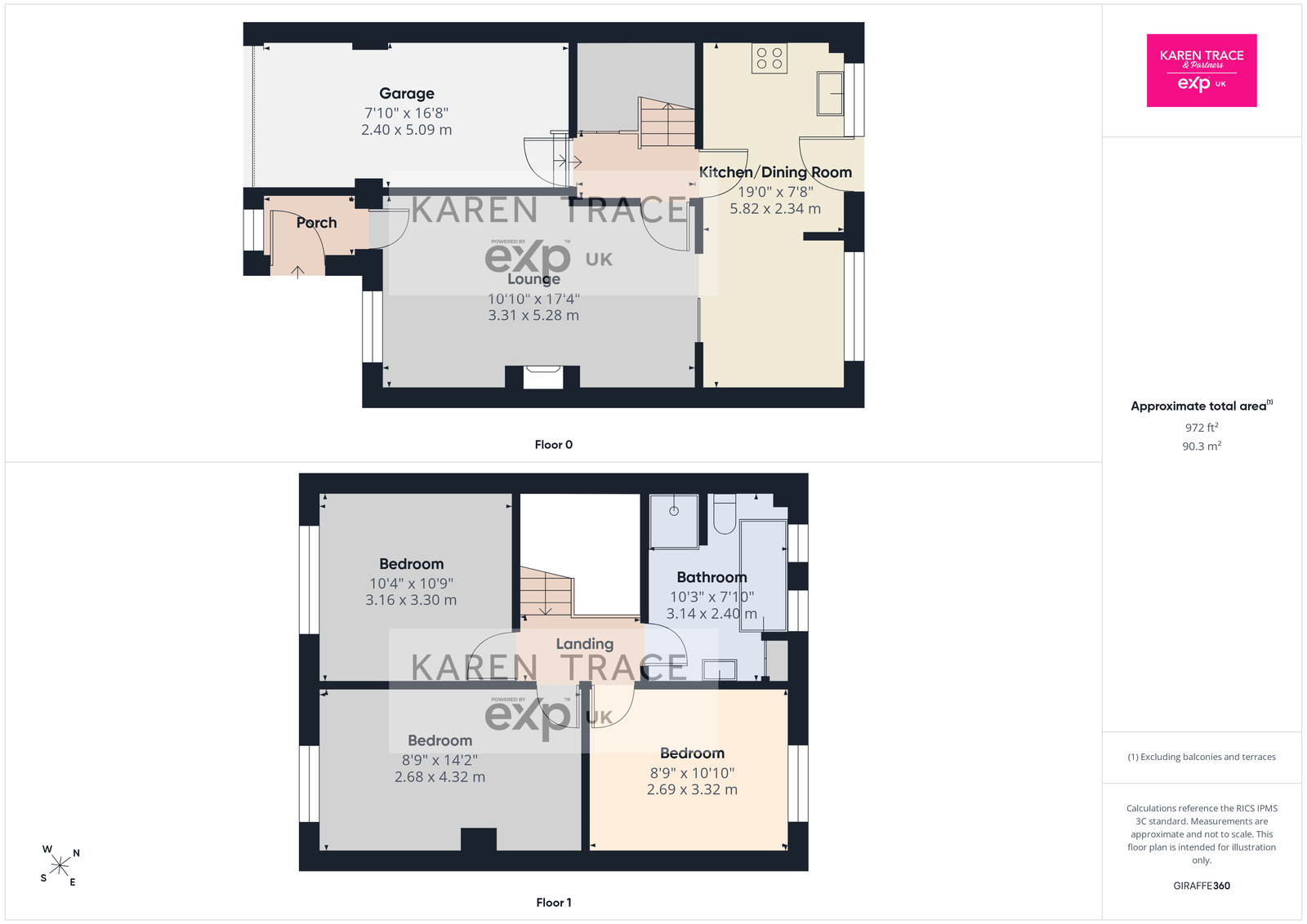 25, Mayfield Close, St. Austell floorplan