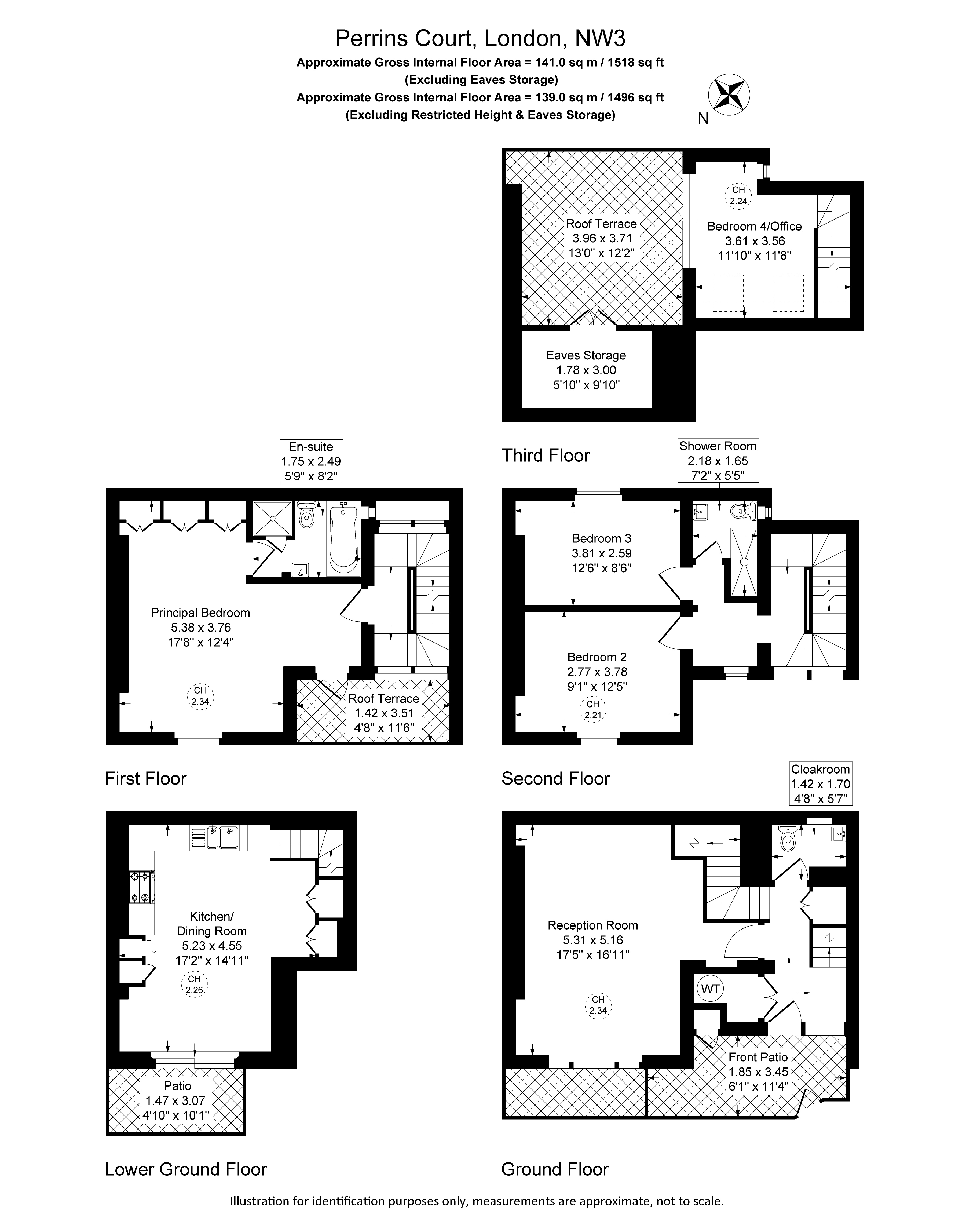 3, Perrins Court, London floorplan