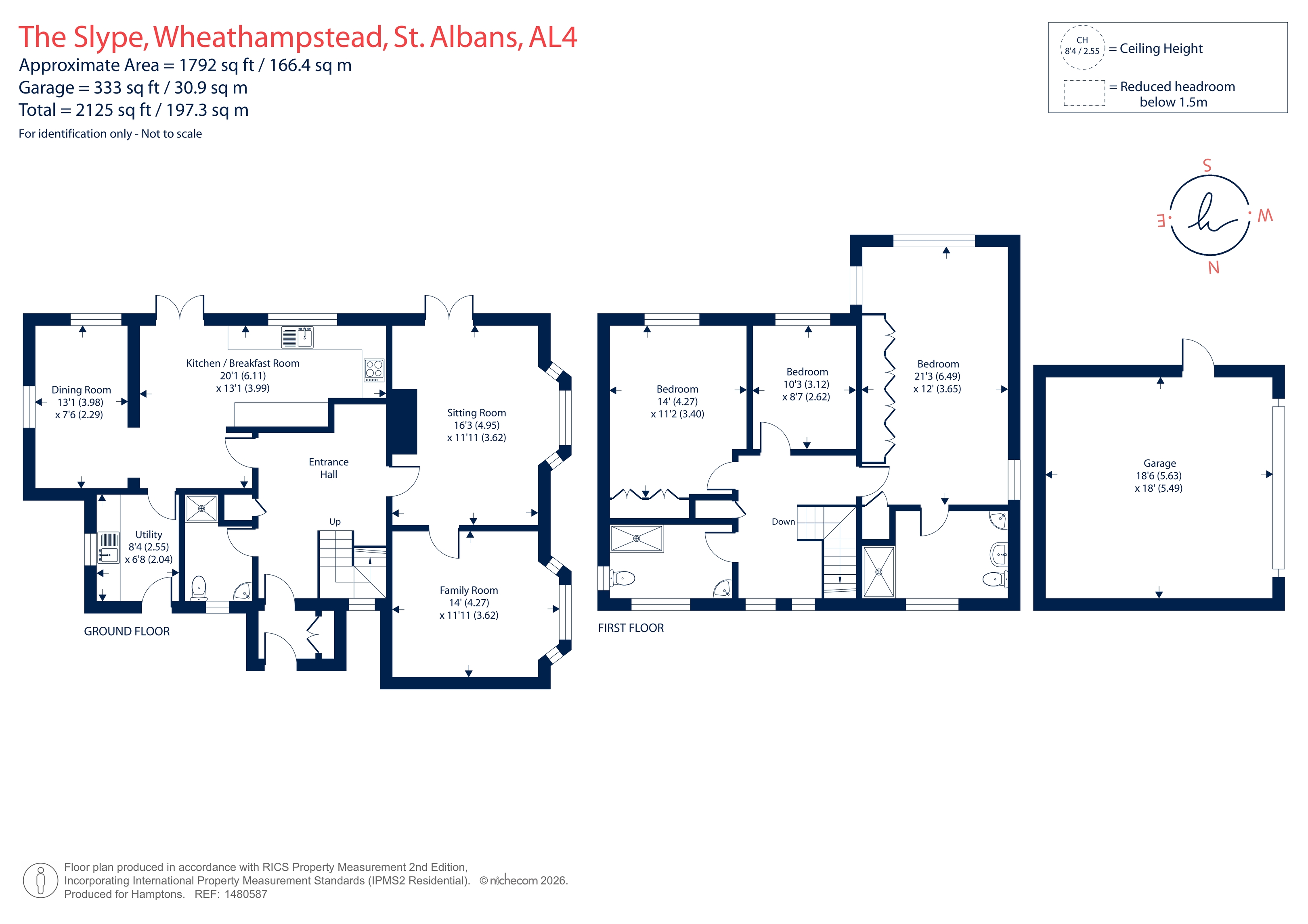 3, The Slype, Gustard Wood floorplan