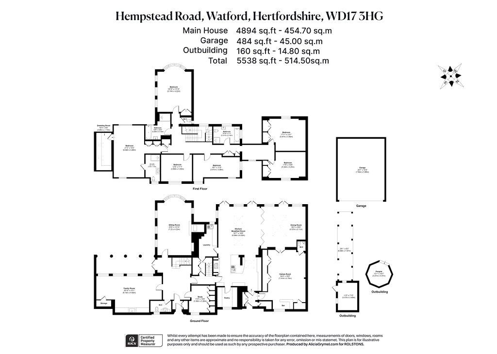209, Hempstead Road, Hertfordshire floorplan