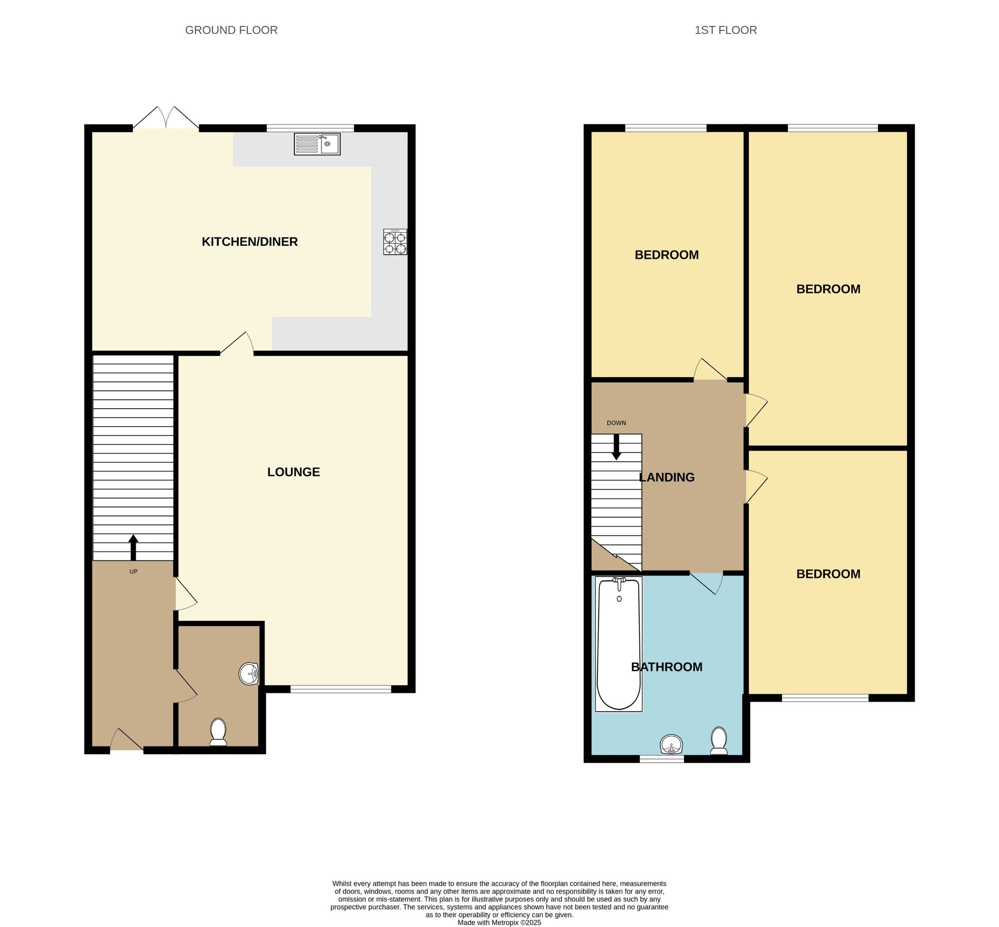 7a Boscobel Close, Telford floorplan