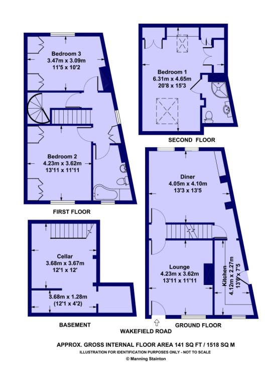 3 Bedrooms Terraced house for sale in Wakefield Road, Gildersome, Morley, Leeds LS27