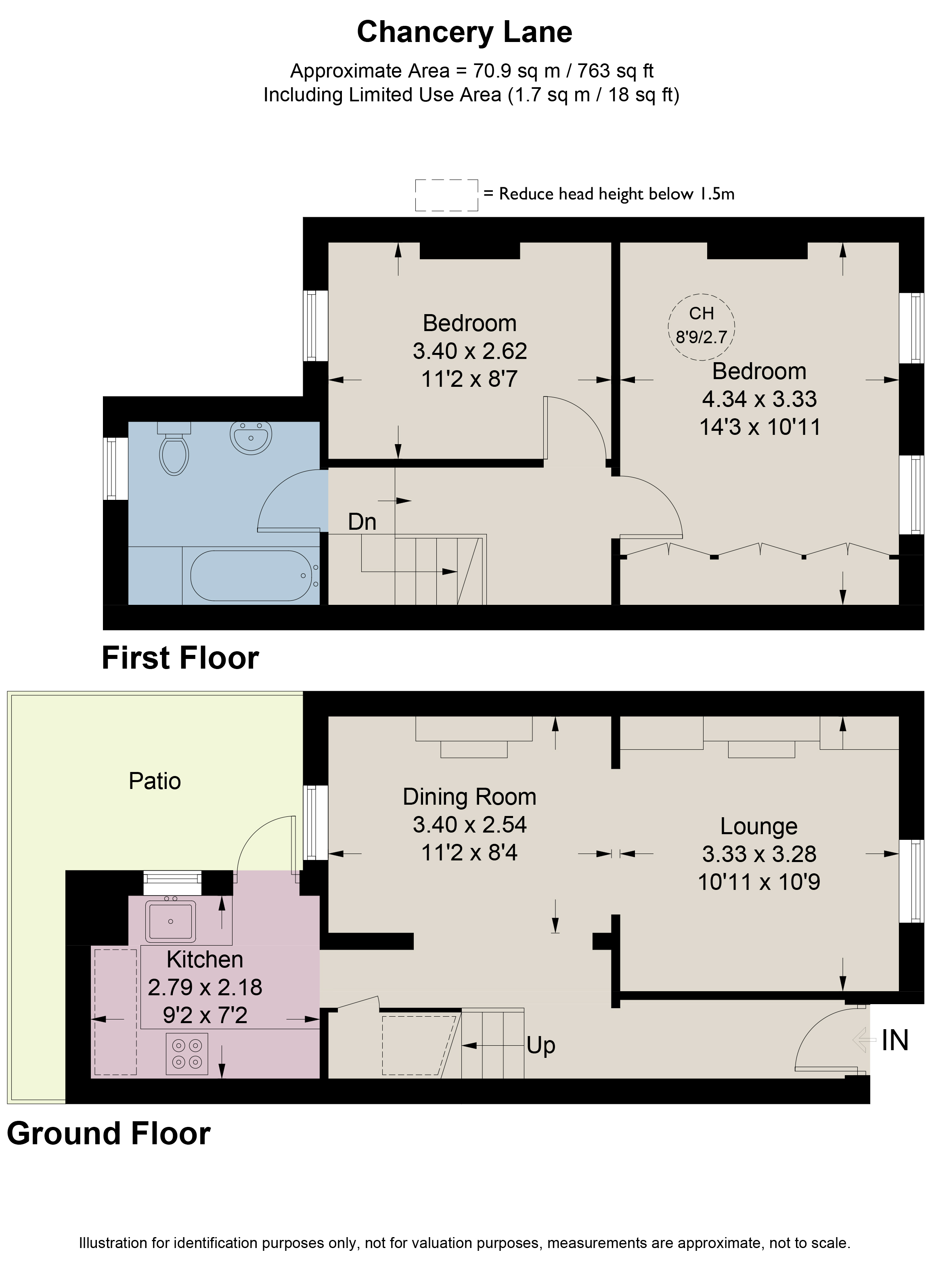 34, Chancery Lane, Beckenham floorplan