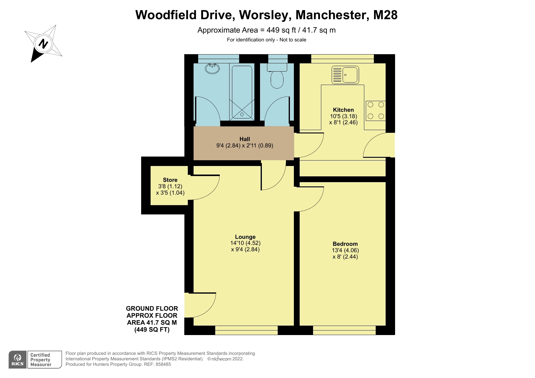 Woodfield Drive, Boothstown, Worsley, Manchester M28, 1 bedroom flat to