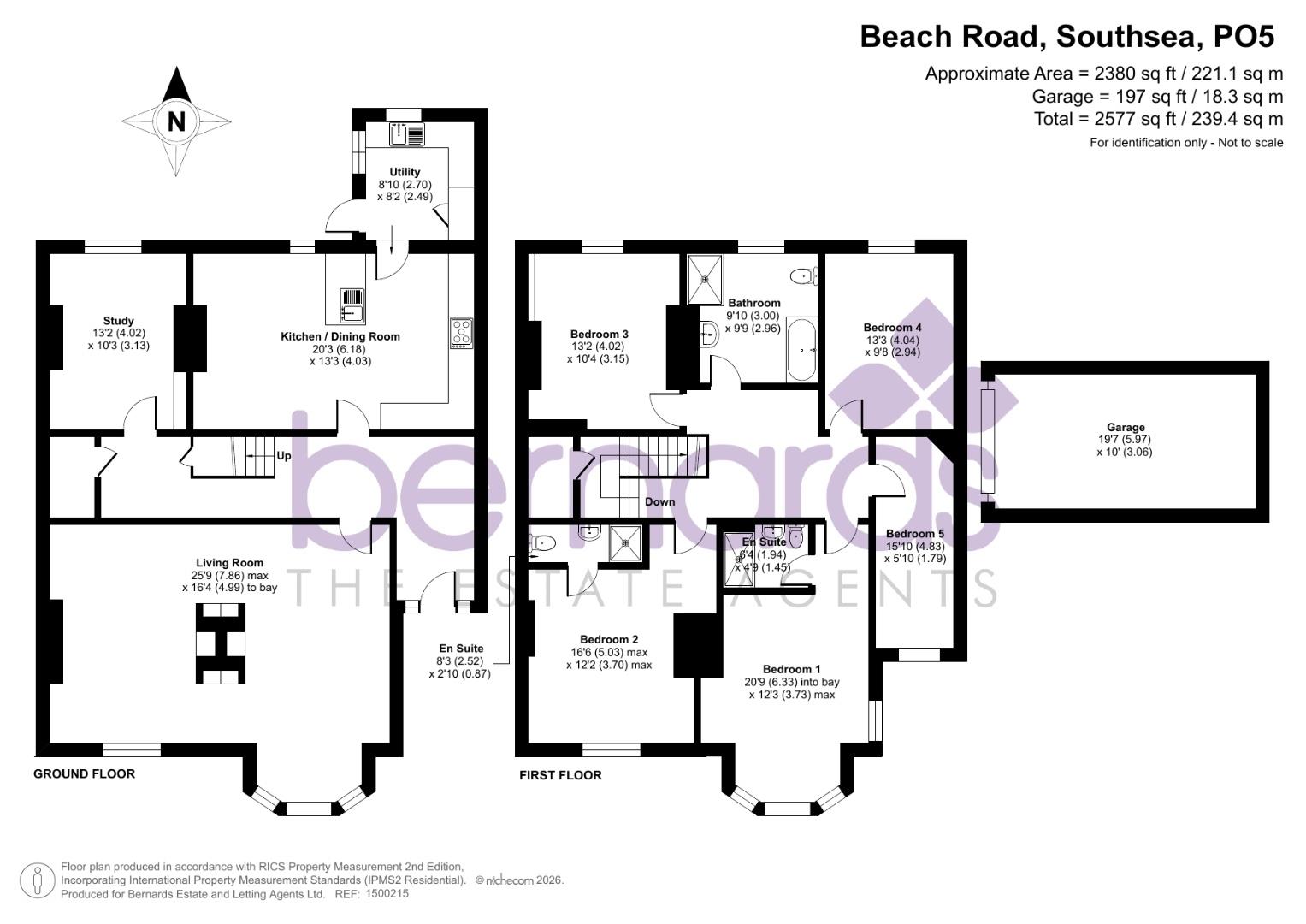 48, Beach Road, Southsea floorplan
