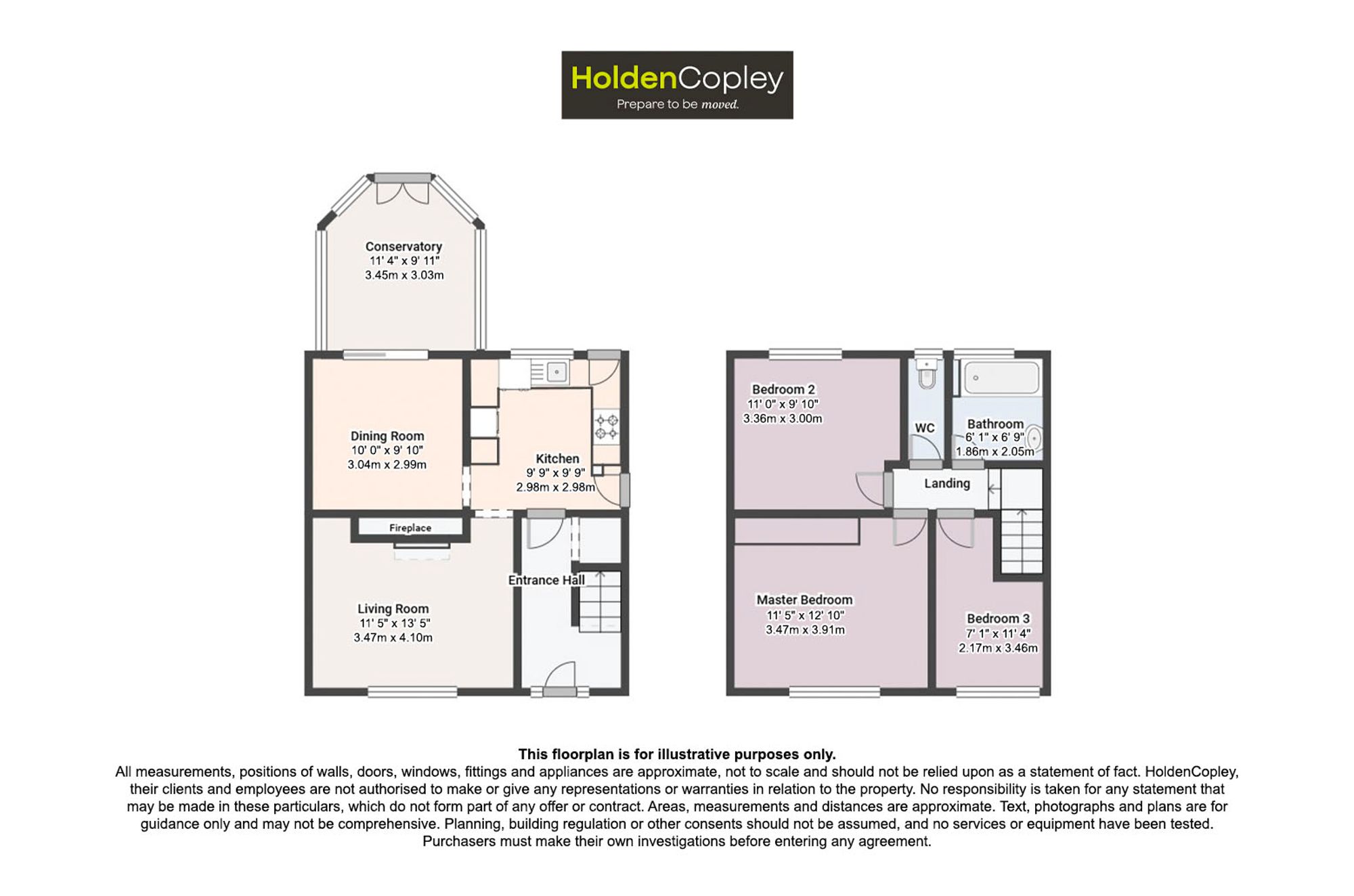 4 Broom Road, Nottingham floorplan