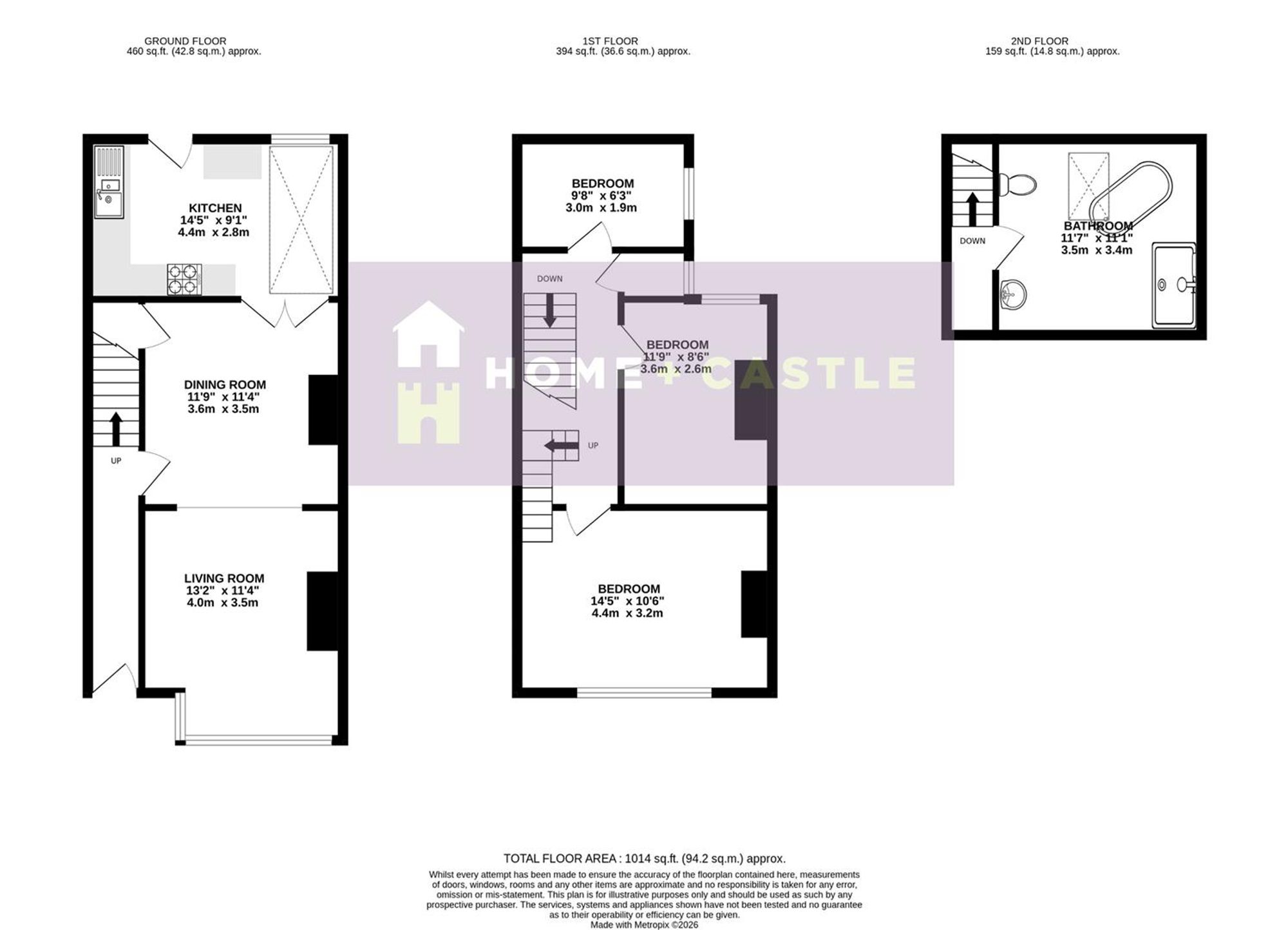 65 Station Road, Polegate floorplan