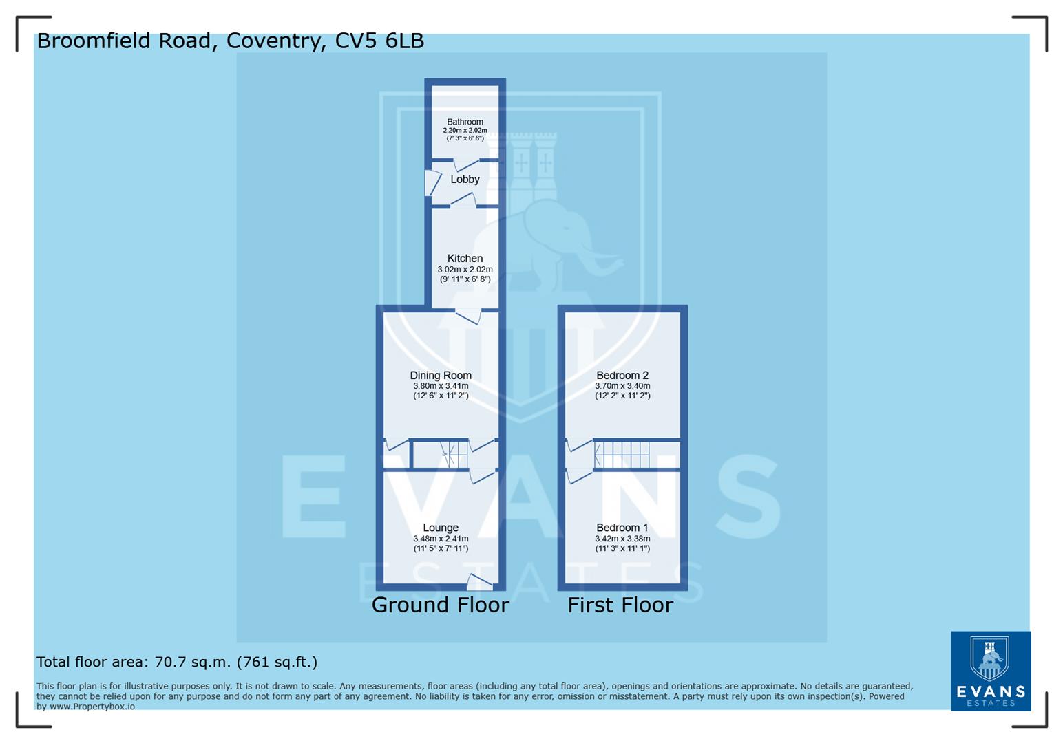 184, Broomfield Road, Coventry floorplan