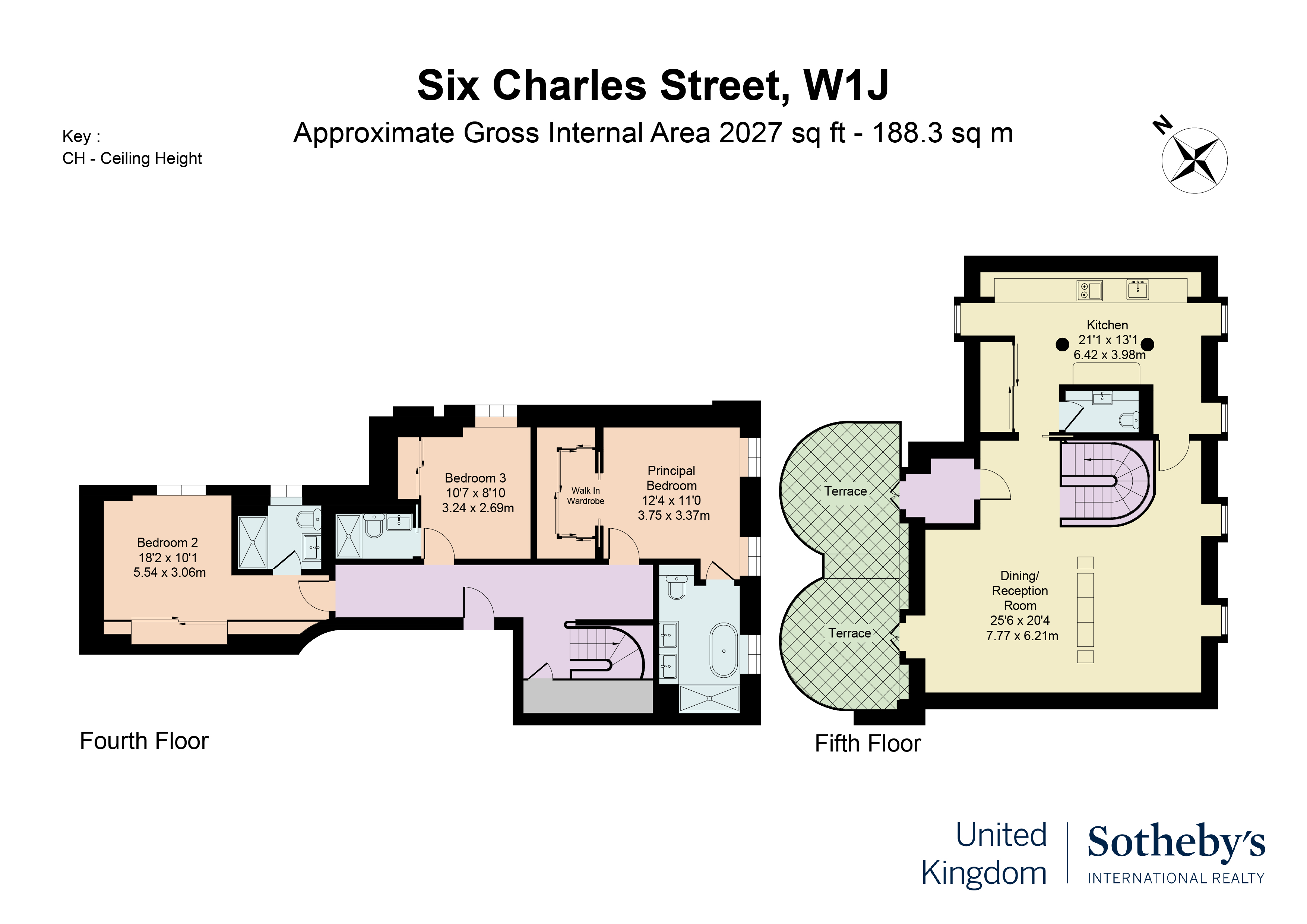 6, 6 Charles Street, London floorplan
