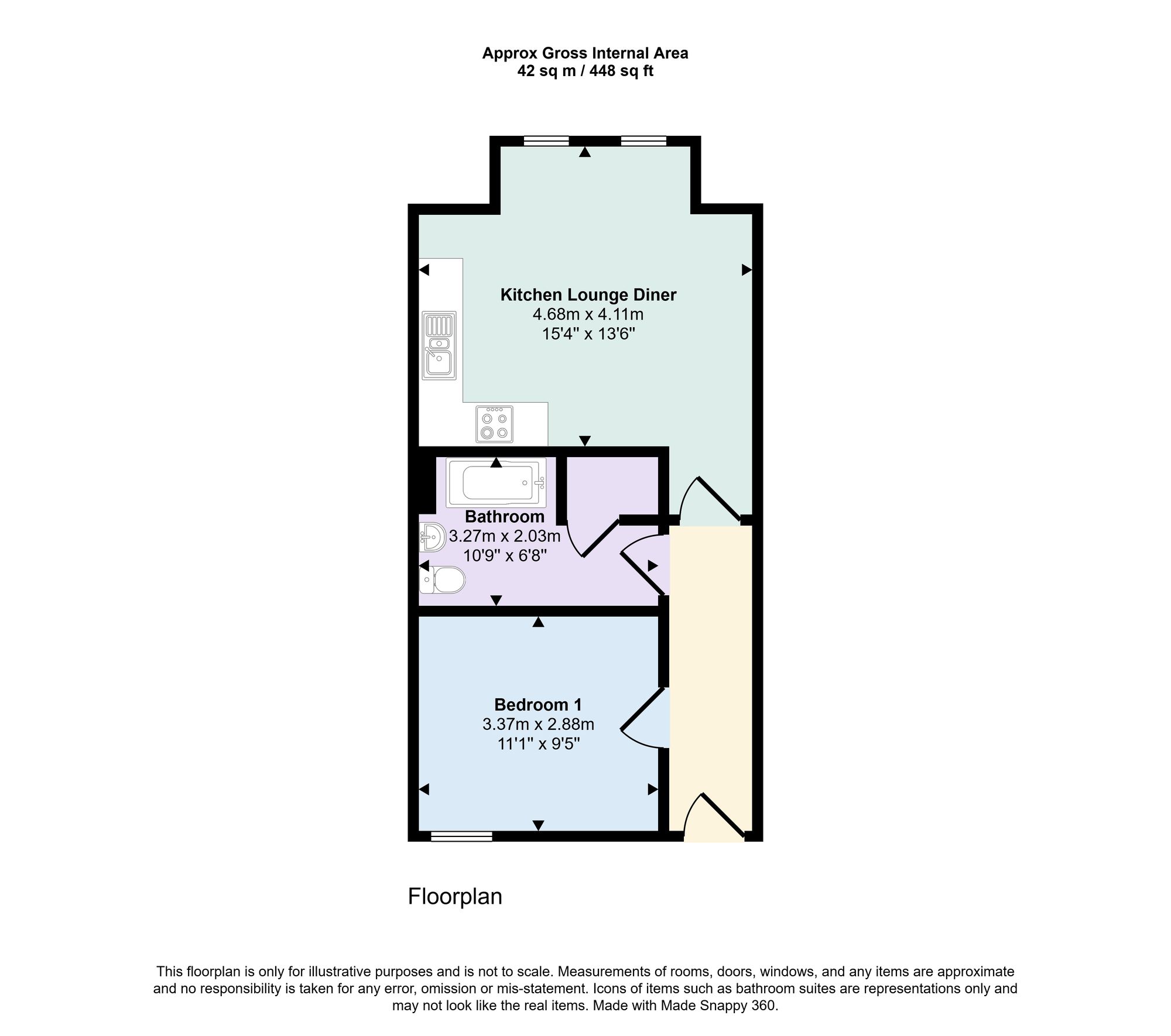 12 Hamilton Road, Eastleigh floorplan