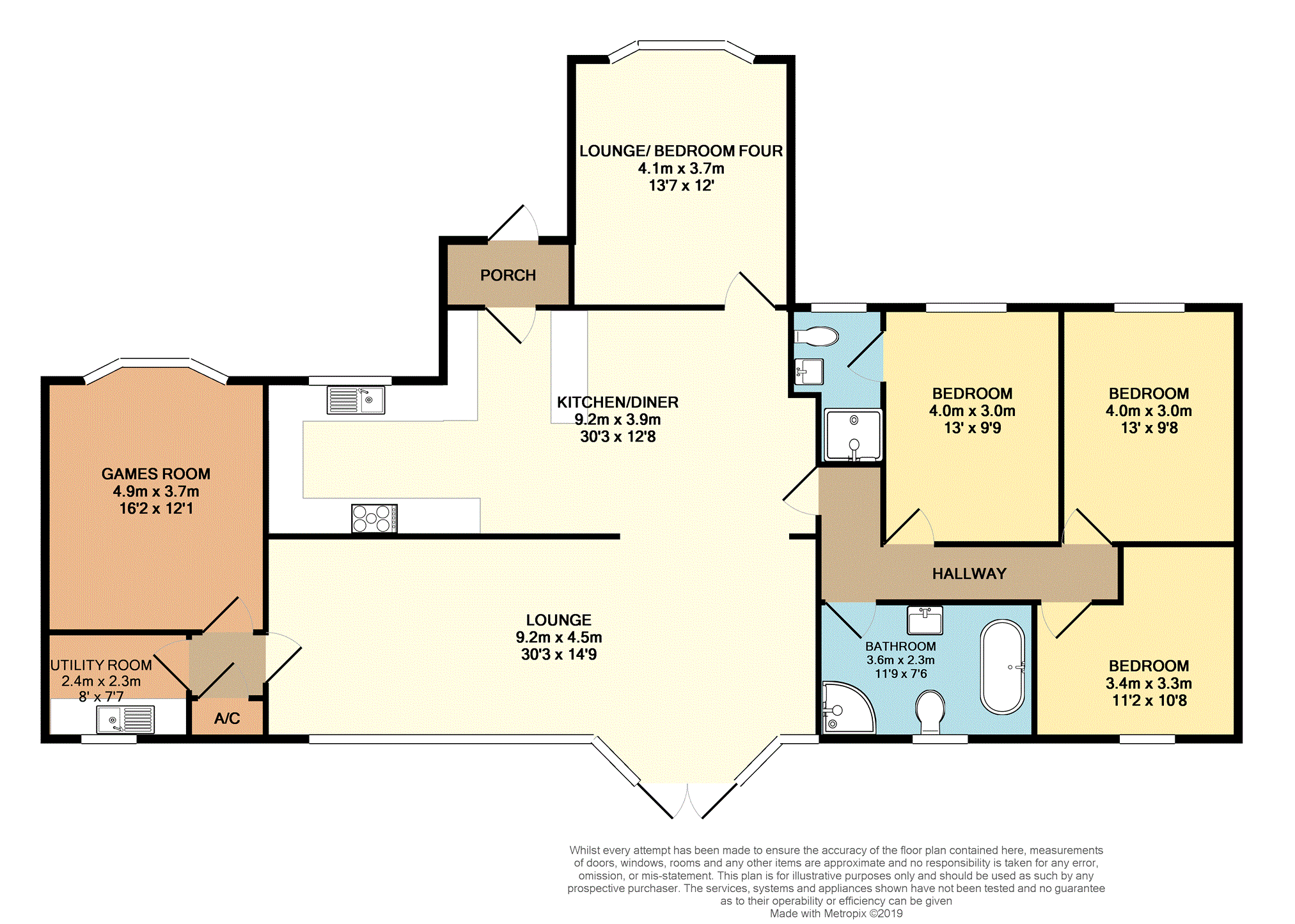 4 Bedrooms Detached bungalow for sale in Main Road, Nottingham NG15