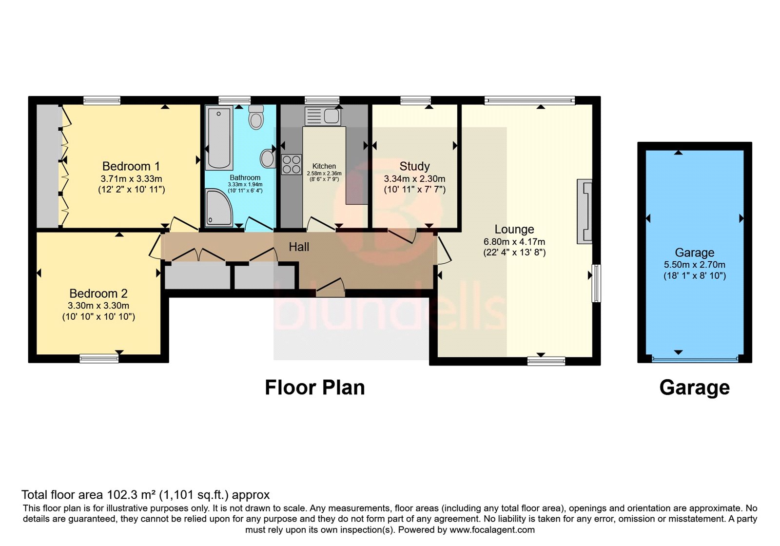 21, Gorseland Court, South Yorkshire floorplan