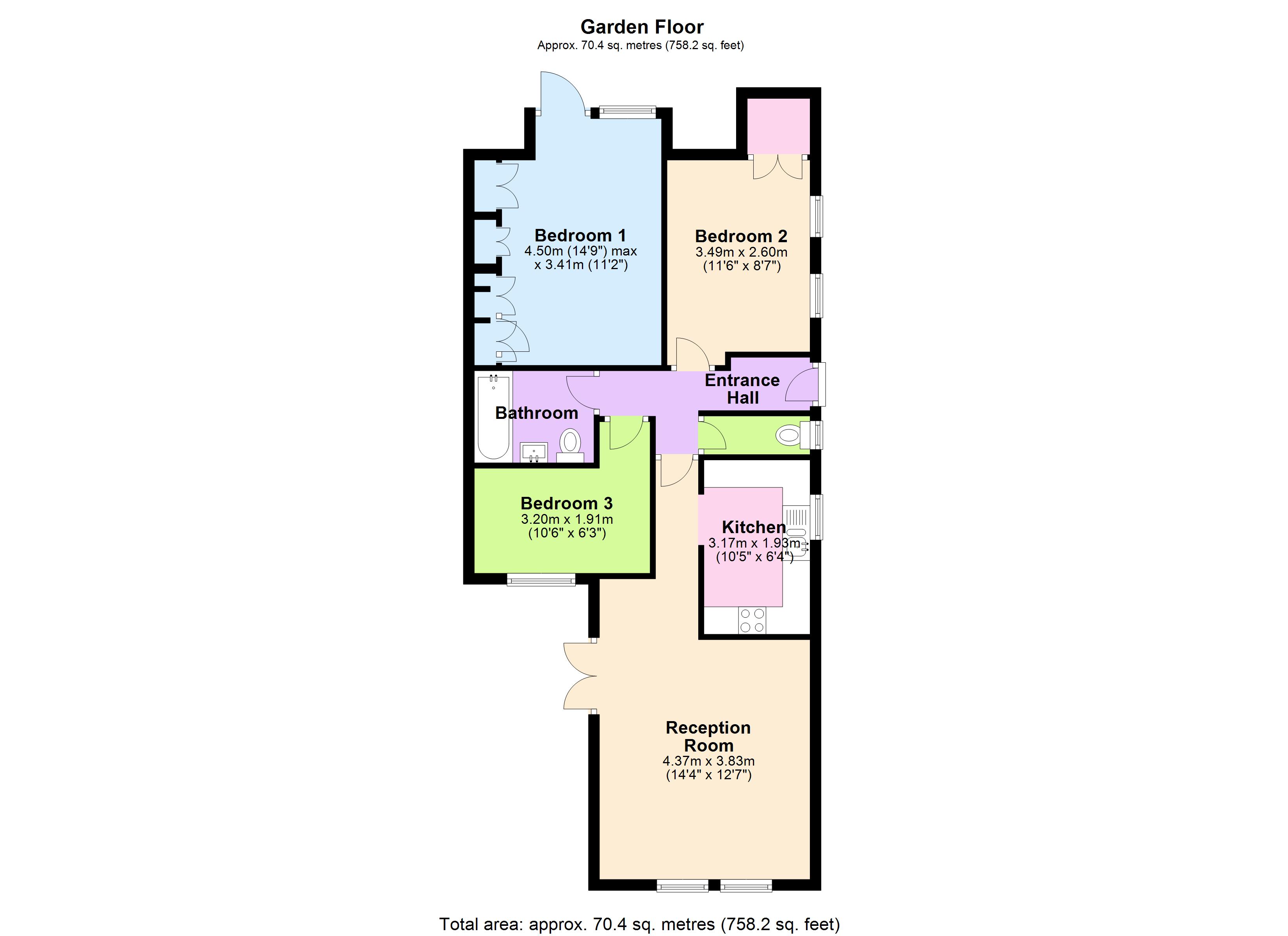Laurier Road, Dartmouth Park, London NW5, 3 bedroom flat for sale