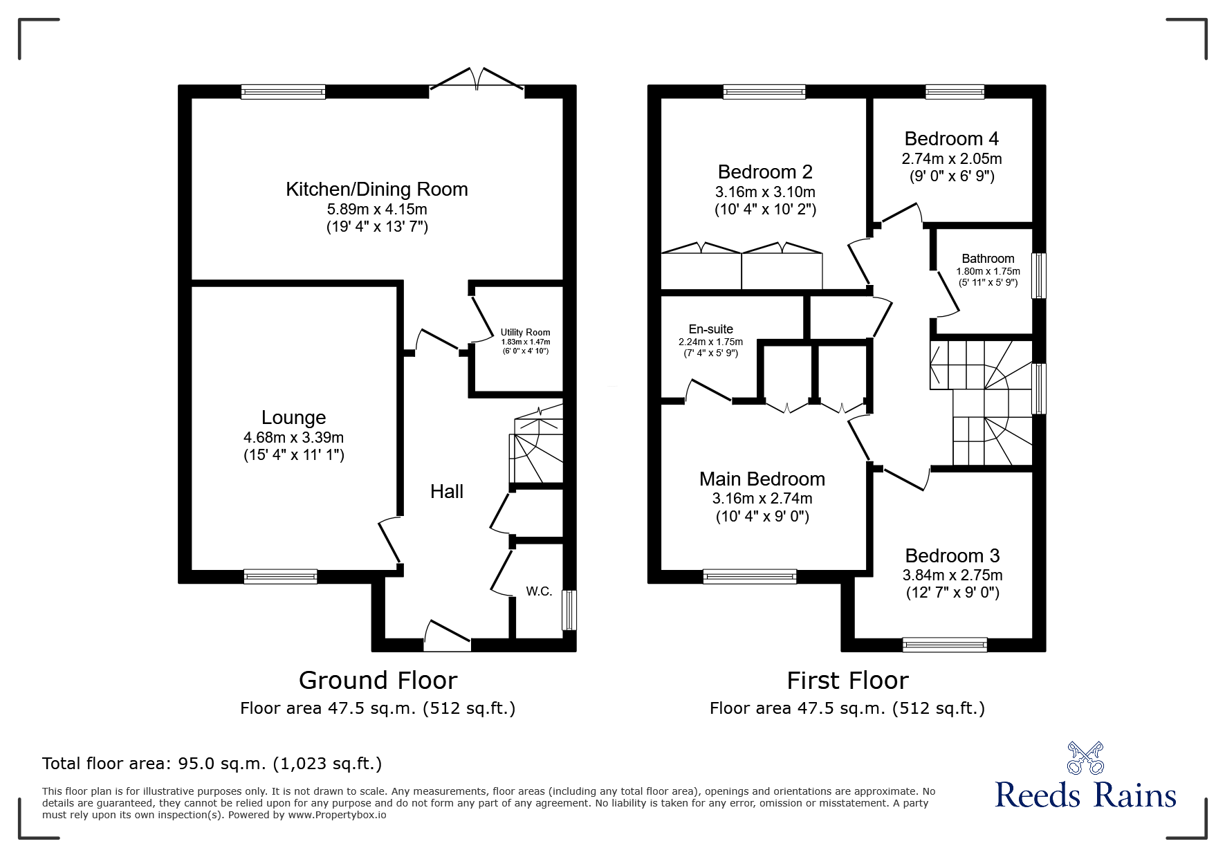 14, Douglas Street, Staffordshire floorplan