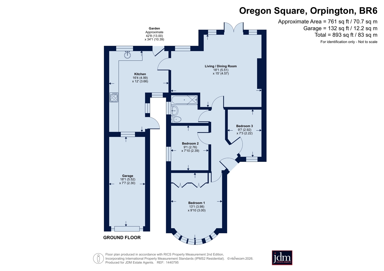 1, Oregon Square, Orpington floorplan