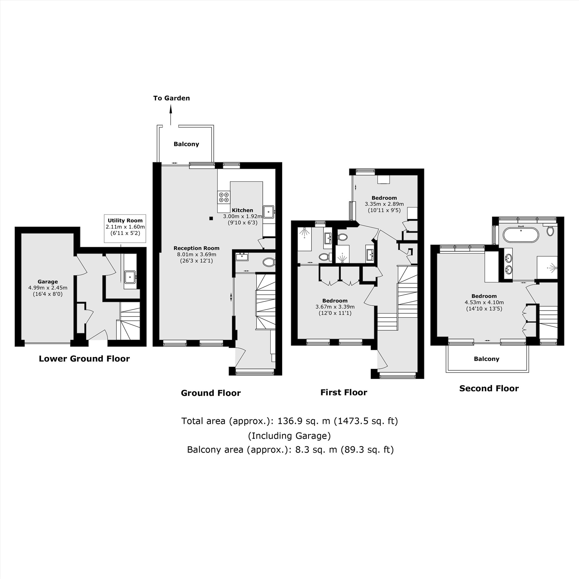 12, Wiblin Mews, London floorplan