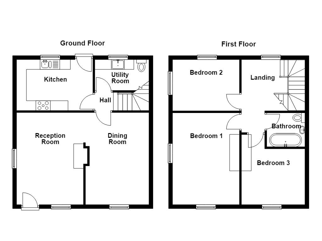 1 Bank Hall Cottages, Sawley Road, Sawley floorplan