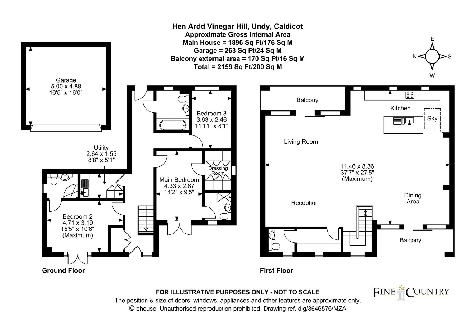 Hen Ardd, Caldicot floorplan