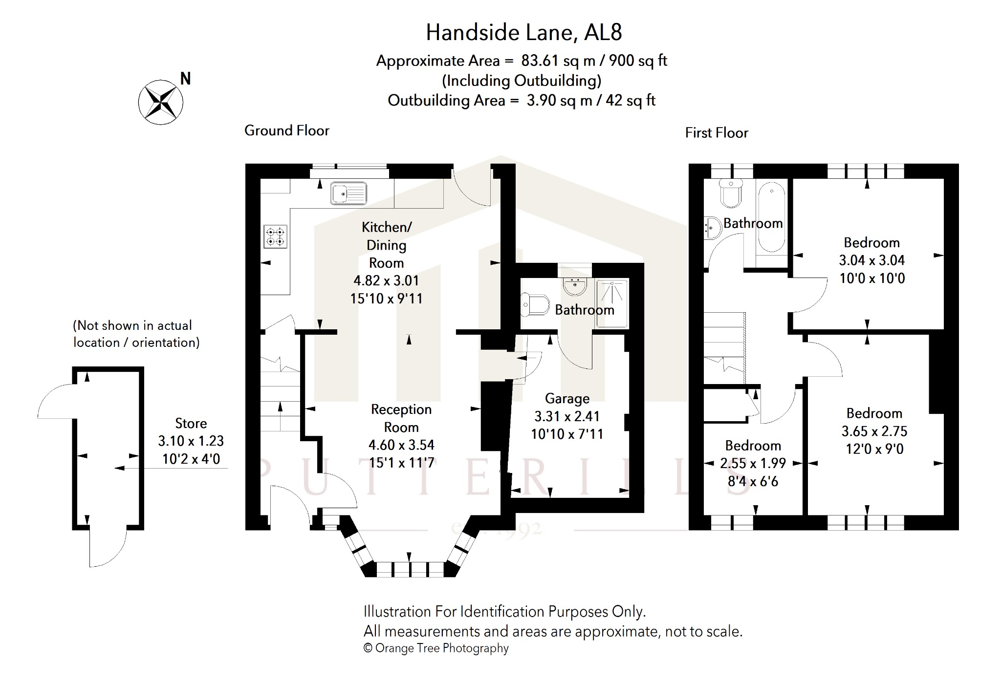 208 Handside Lane, Welwyn Garden City, Hertfordshire floorplan