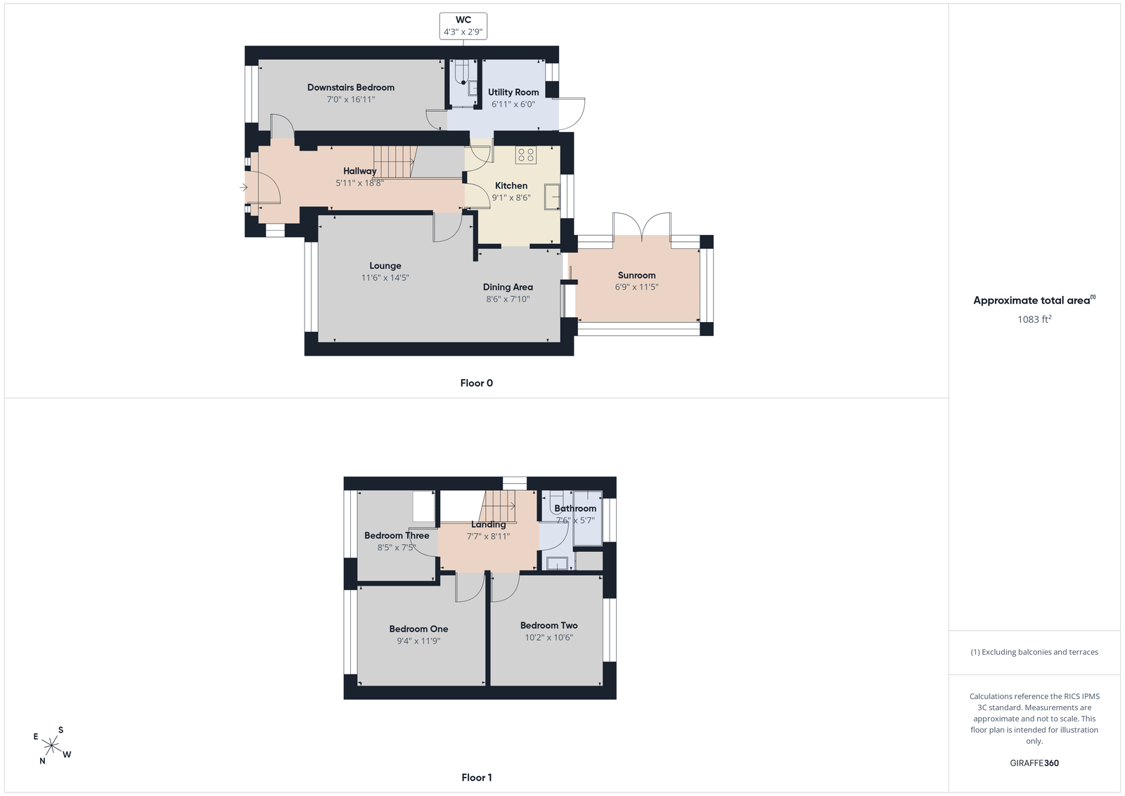 12, Thornwood, Skelmersdale floorplan